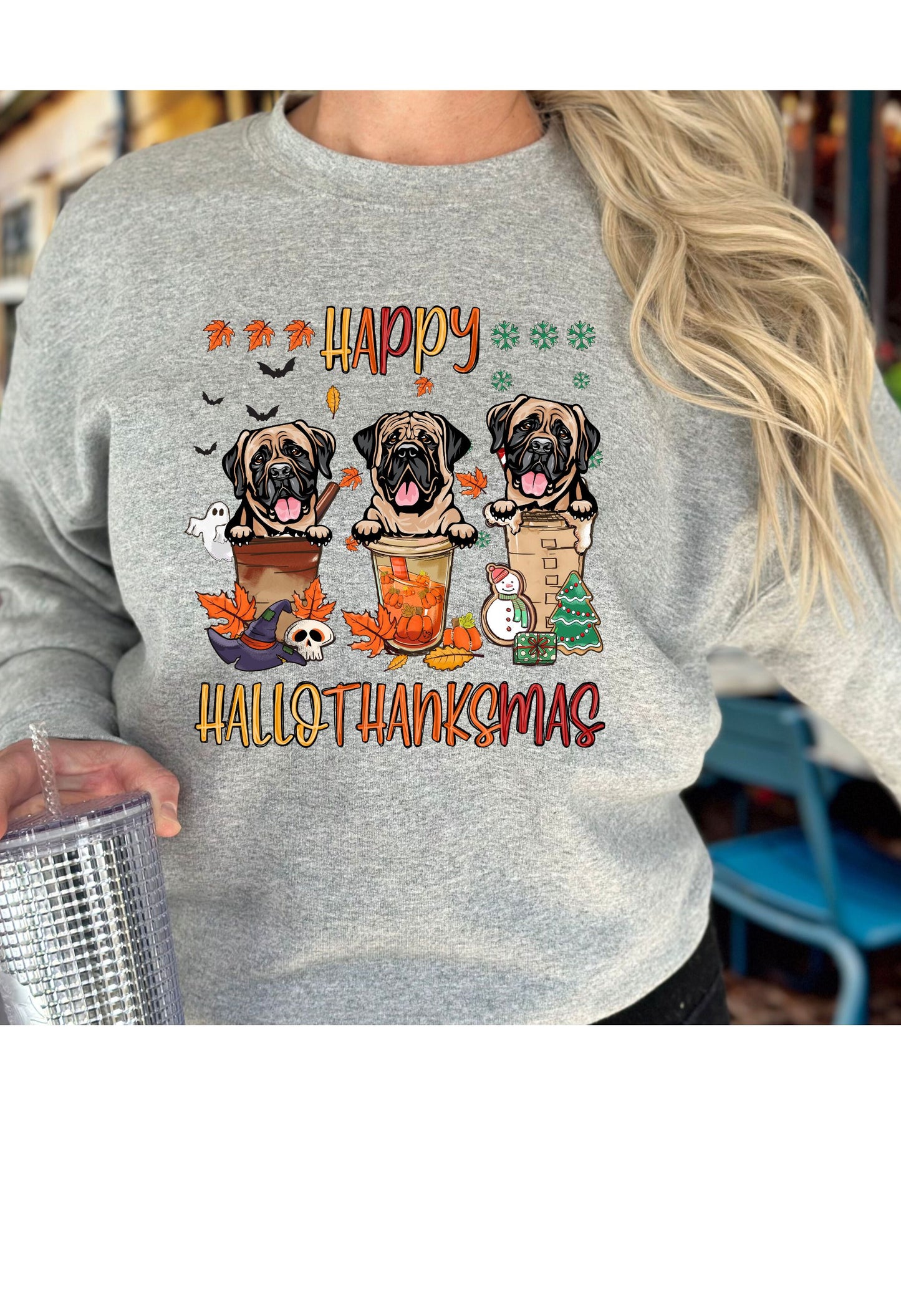 Hallothanksmas Mastiff T Shirt/Sweatshirt