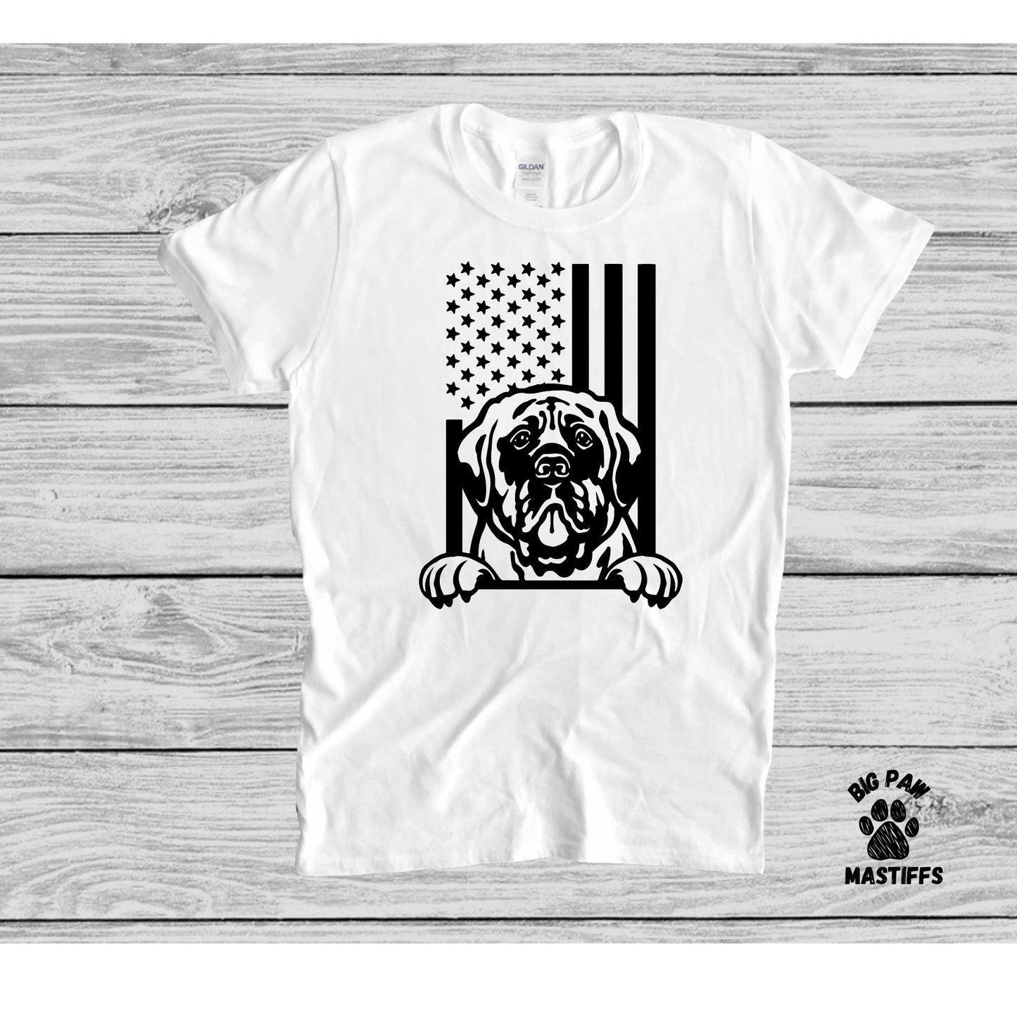 Mastiff Flag T-Shirt