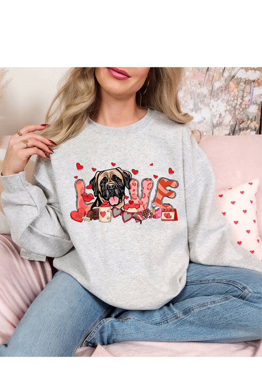 Mastiff Love Sweatshirt/T Shirt