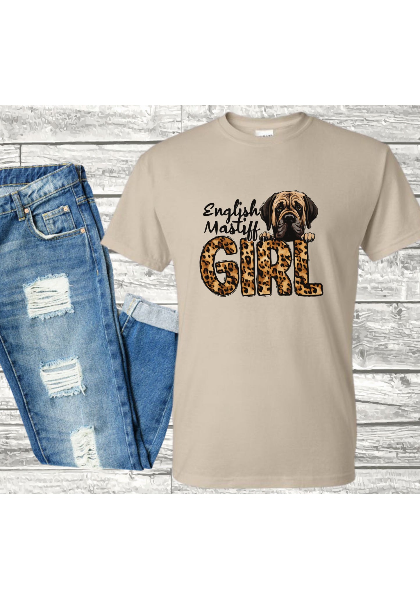 Mastiff Girl T Shirt/Sweatshirt