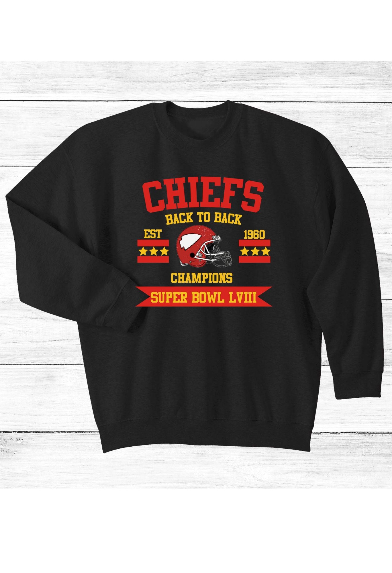 Chiefs Back to Back Champions Sweatshirt/T Shirt