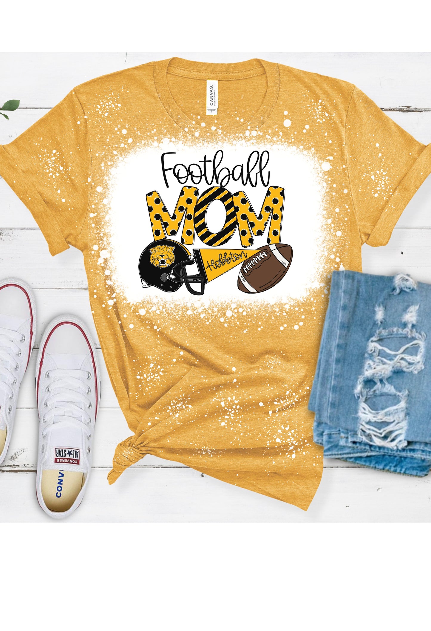 Football Mom Hobbton T Shirt