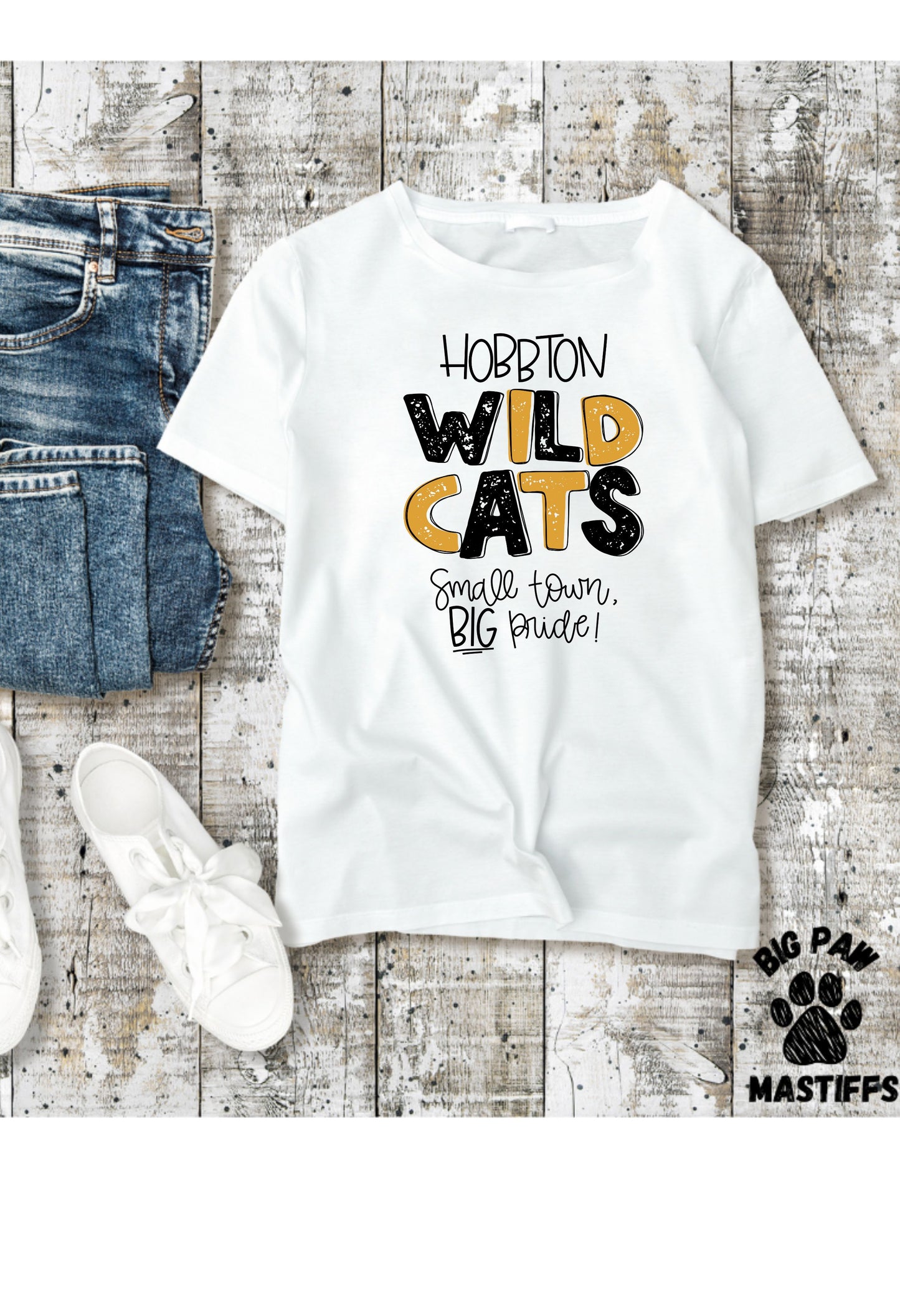 Hobbton Wildcats Big Pride T Shirt #2