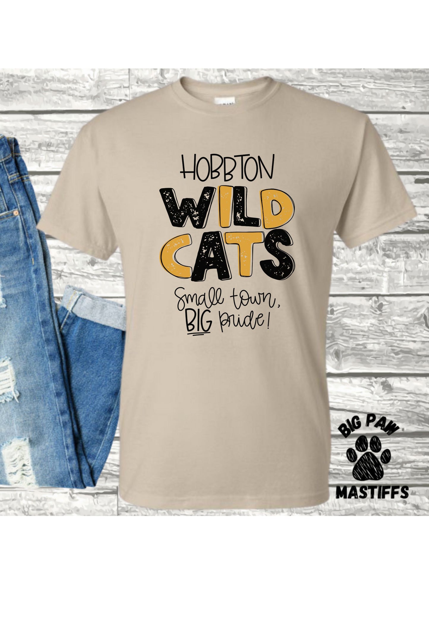 Hobbton Wildcats Big Pride T Shirt #2