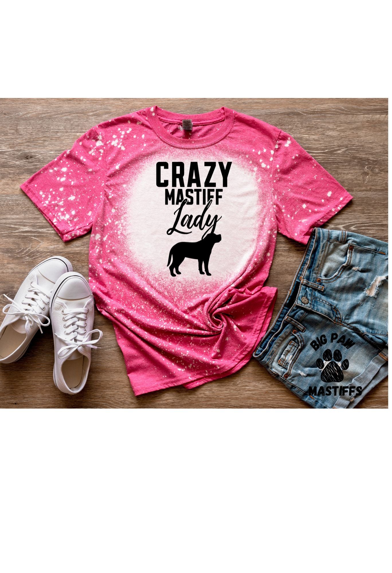 Crazy Mastiff Lady T-Shirt (3 Options)