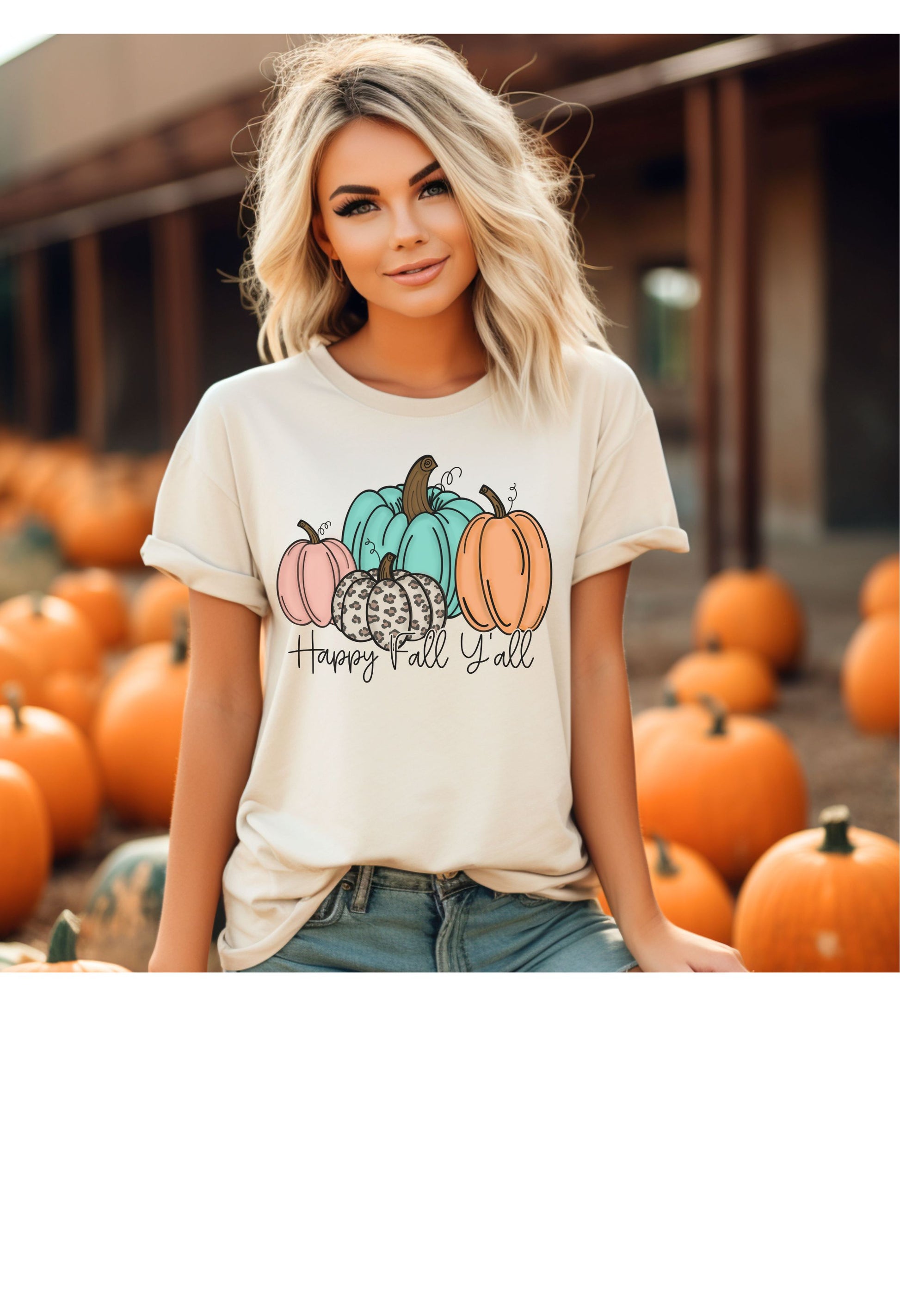 Happy Fall Y'all Pumpkins T Shirt/Sweatshirt