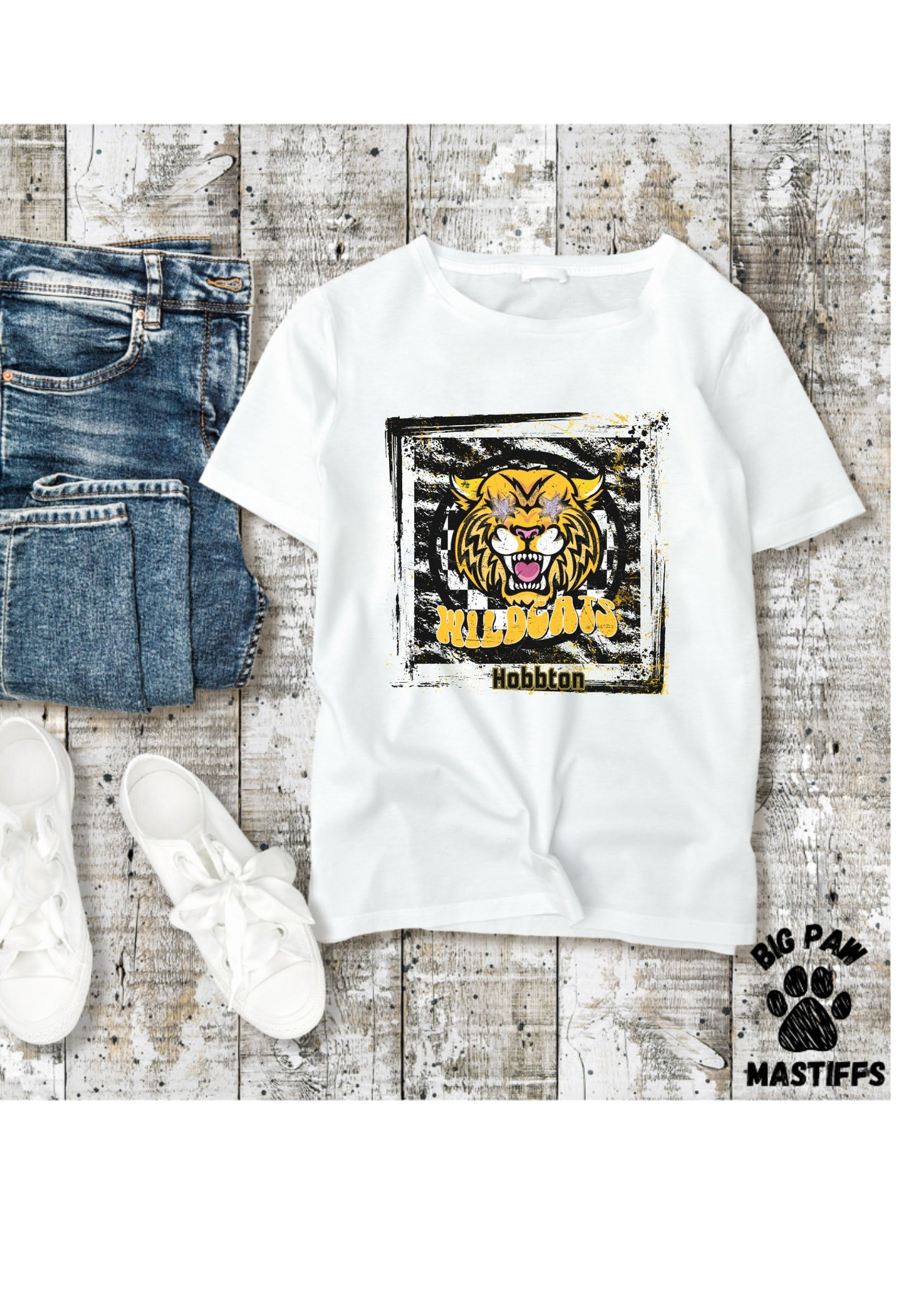 Hobbton Wildcats Square T-Shirt (4 Options)