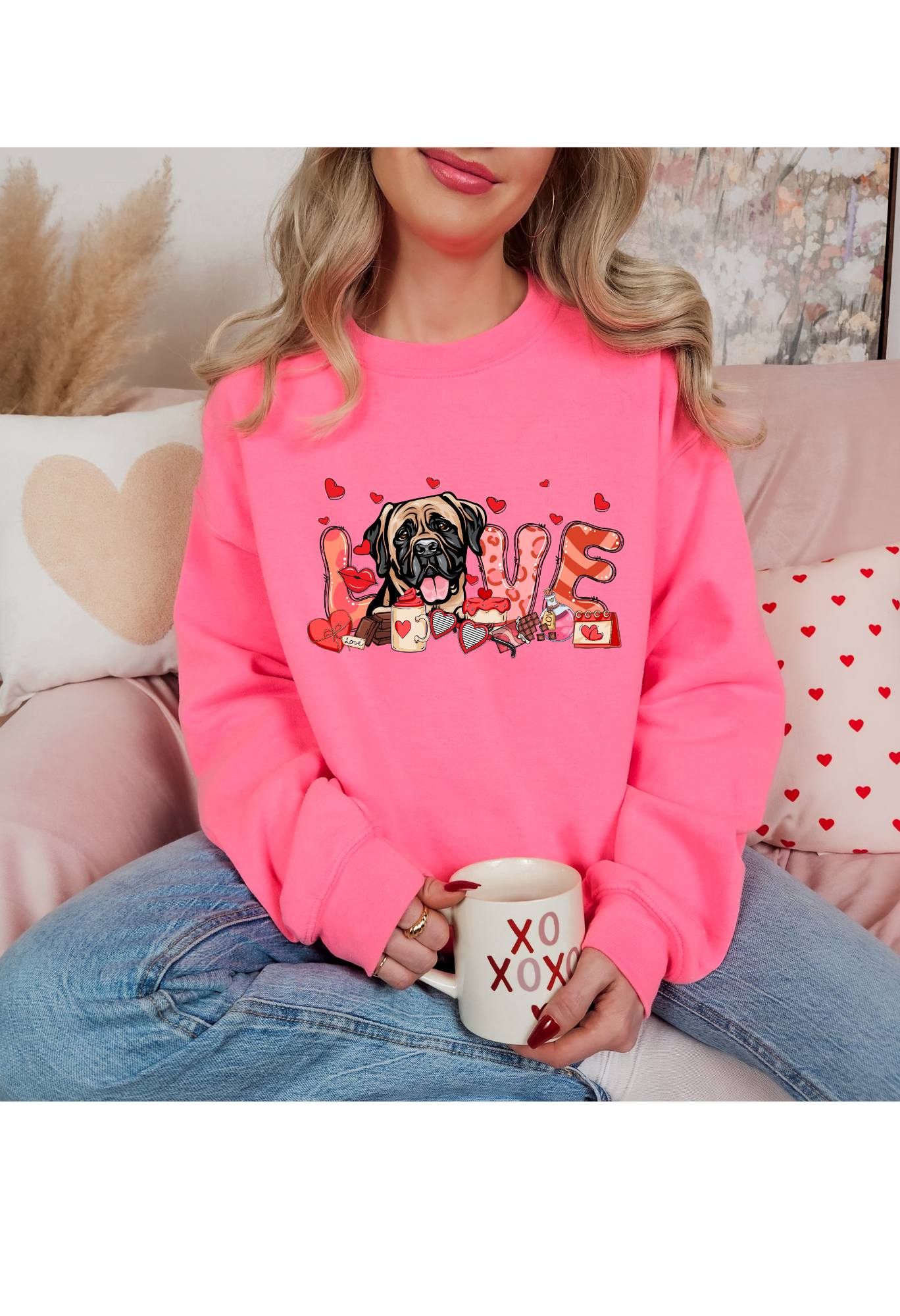 Mastiff Love Sweatshirt/T Shirt