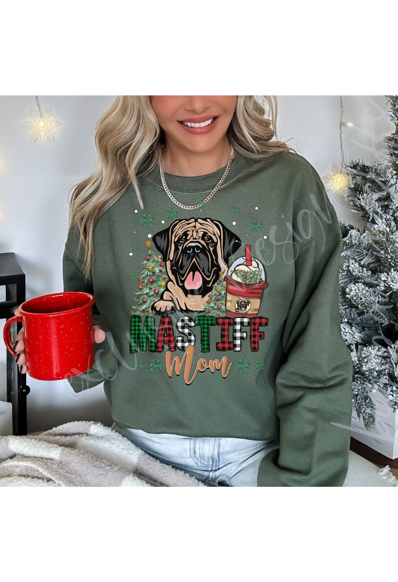 Mastiff Mom Christmas T Shirt/Sweatshirt