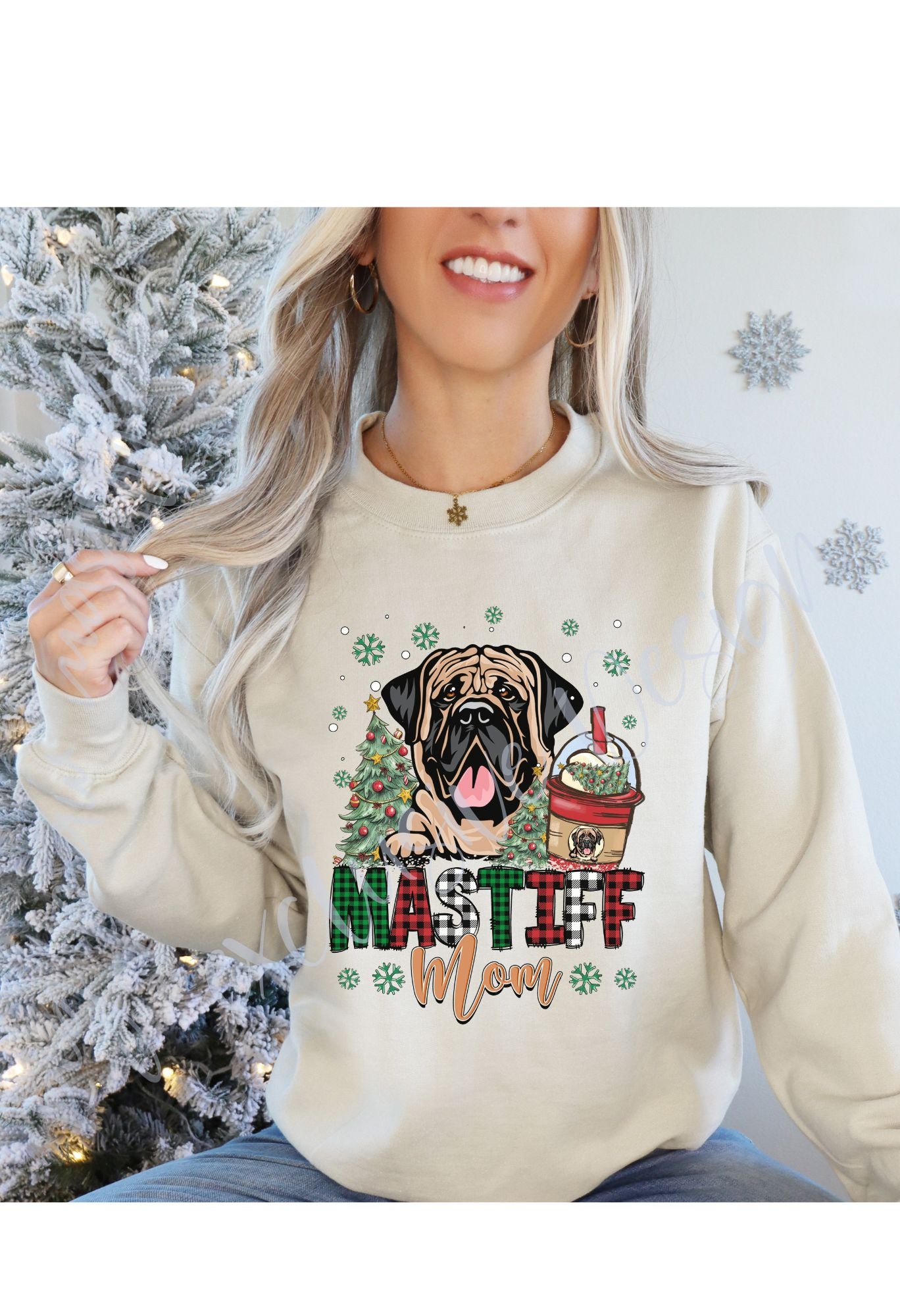 Mastiff Mom Christmas T Shirt/Sweatshirt