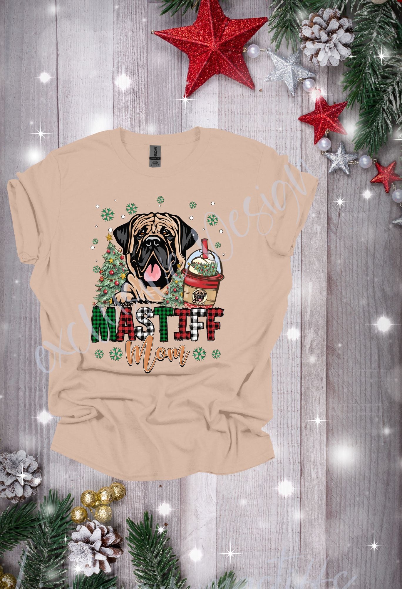 Mastiff Mom Christmas T Shirt/Sweatshirt