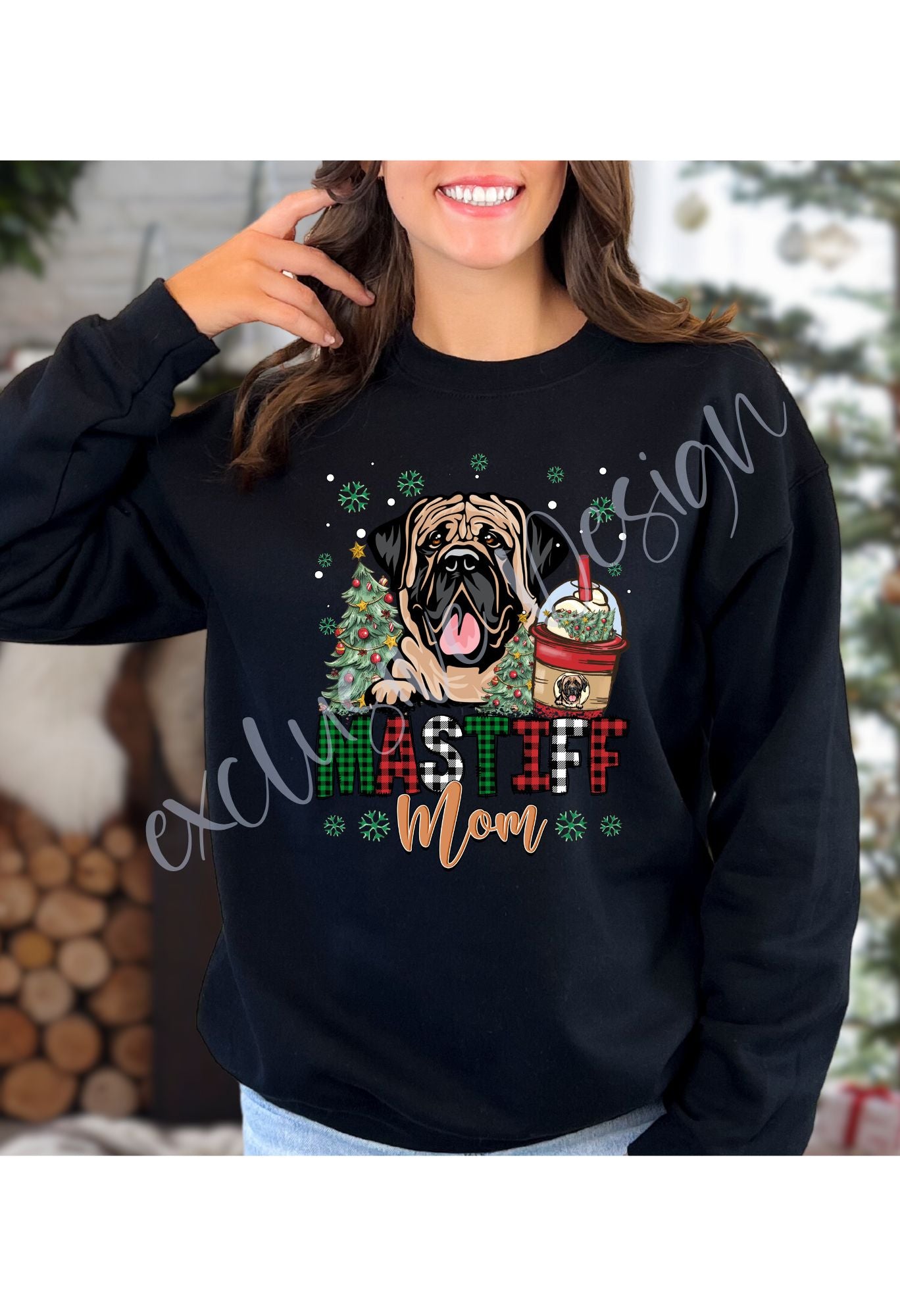 Mastiff Mom Christmas T Shirt/Sweatshirt