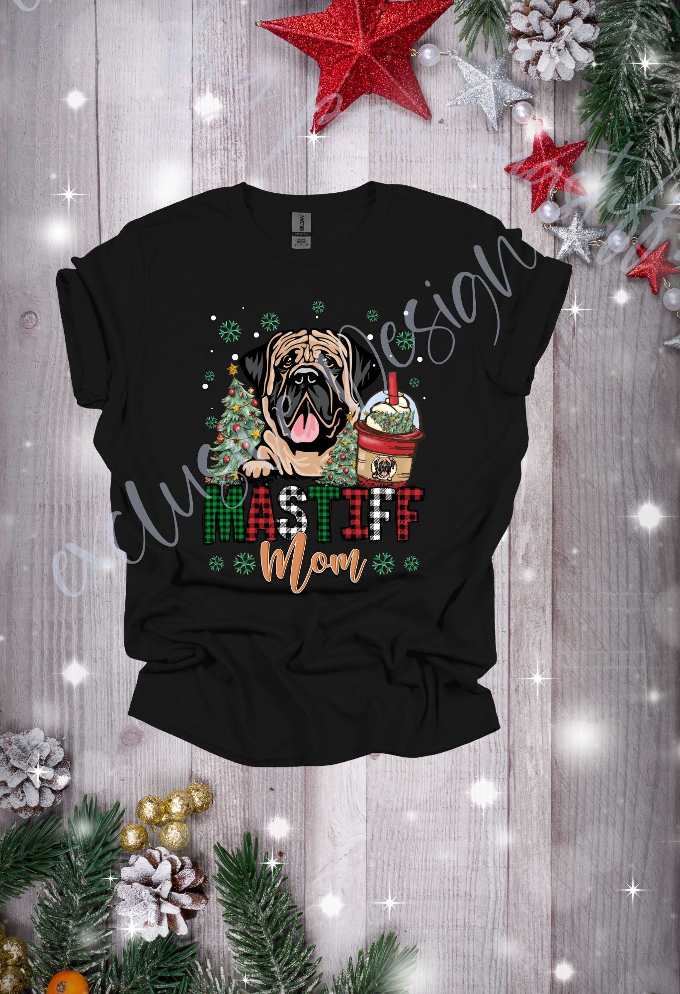 Mastiff Mom Christmas T Shirt/Sweatshirt