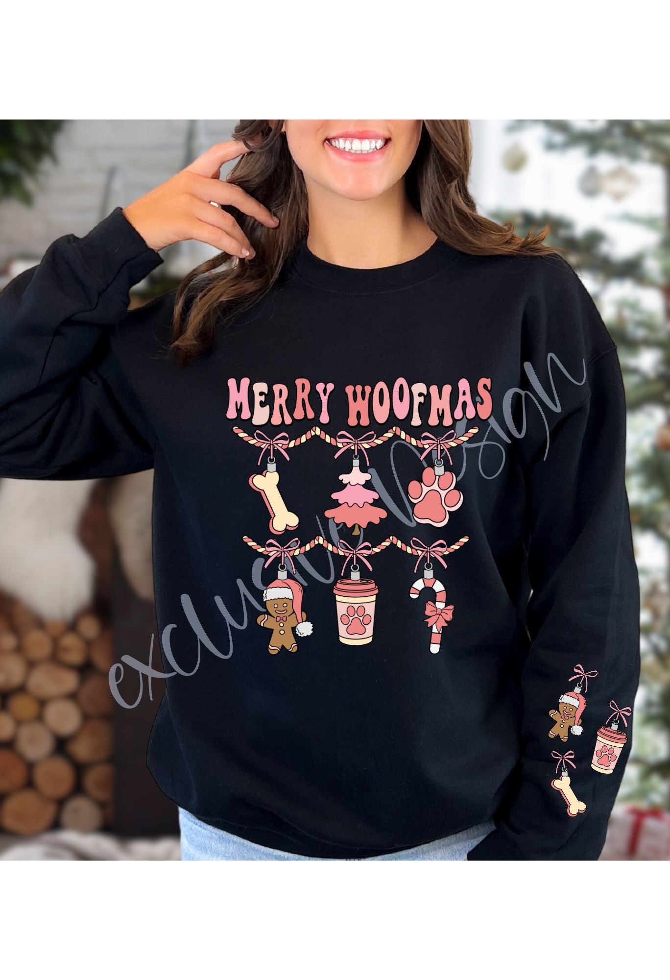 Merry Woofmas OrnamentsT Shirt/Sweatshirt