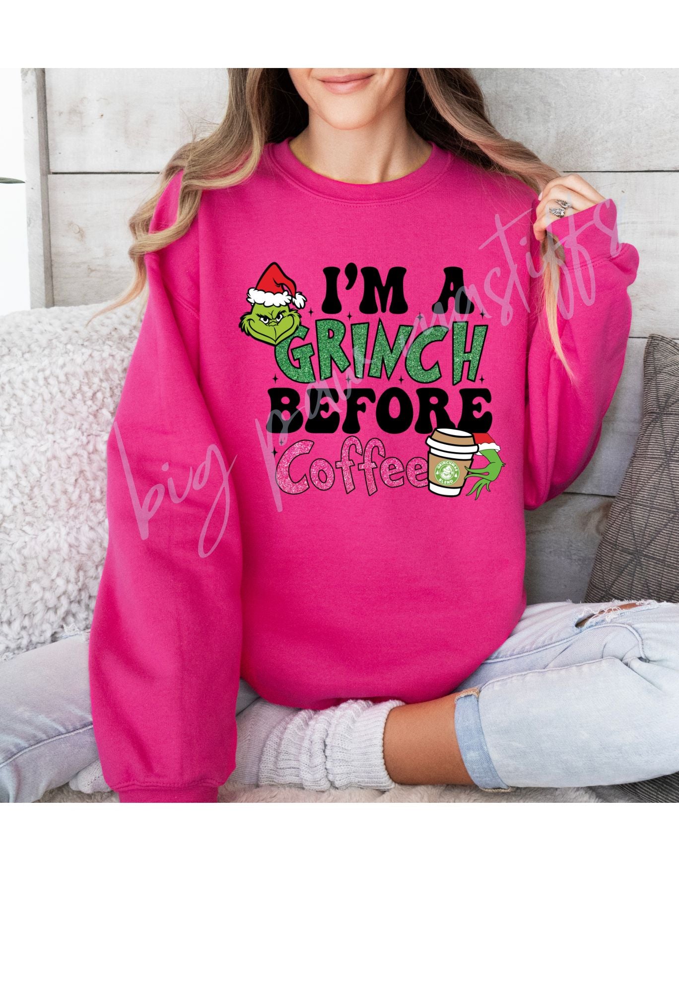 Grinch Before Coffee (Options) T Shirt/Sweatshirt