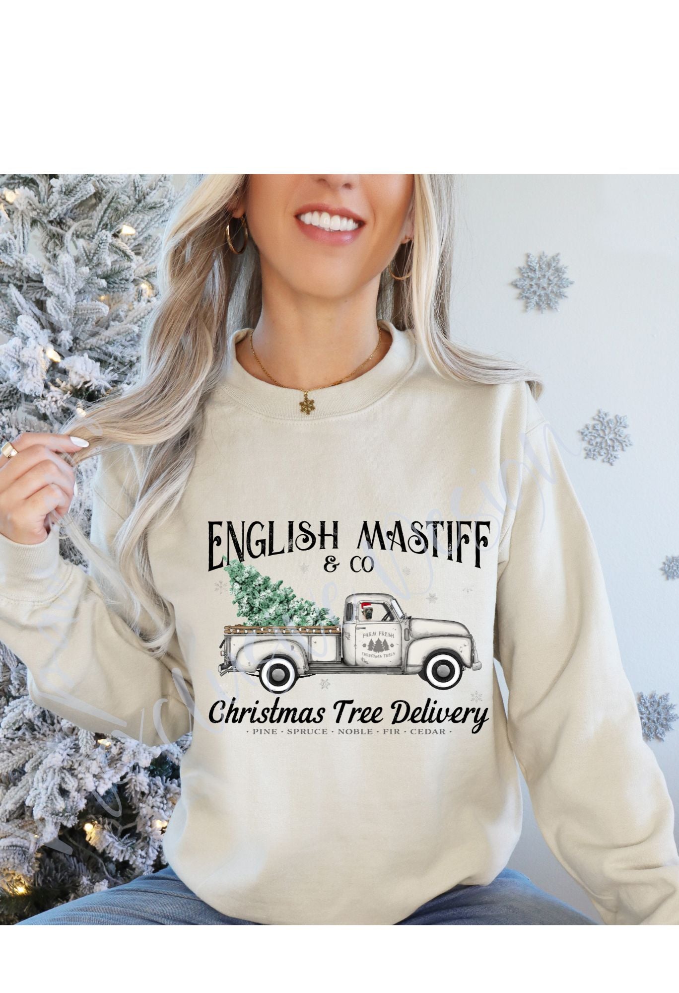 English Mastiff Tree Delivery (Options) T Shirt/Sweatshirt