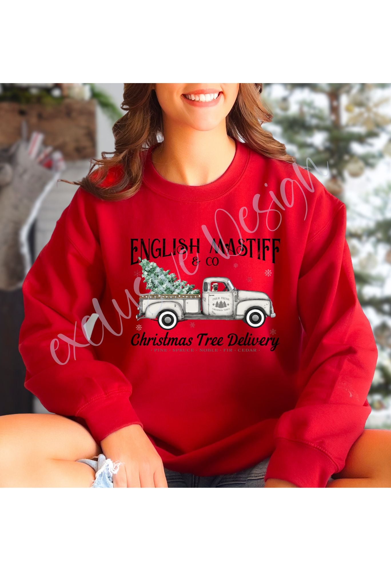 English Mastiff Tree Delivery (Options) T Shirt/Sweatshirt