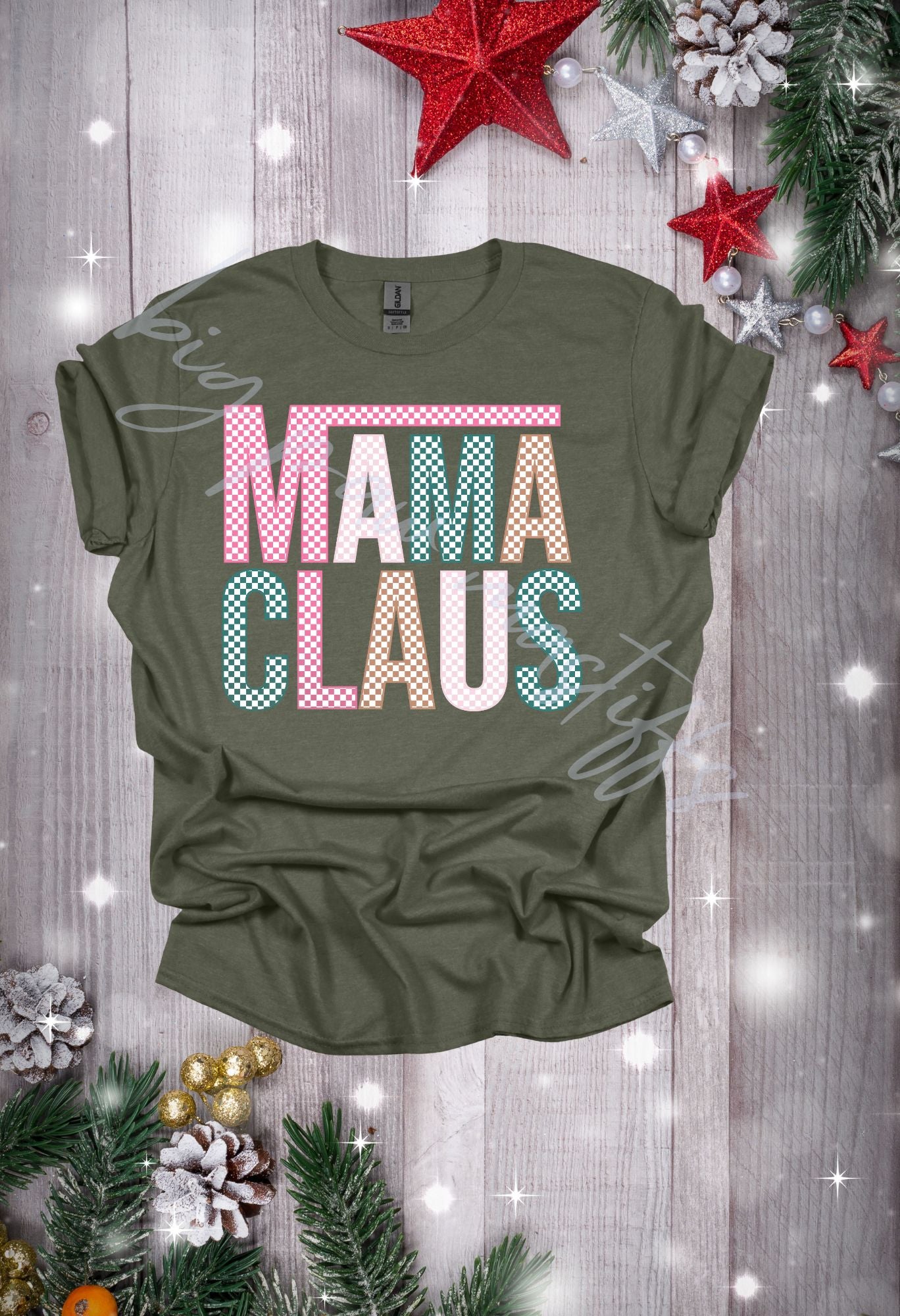 Mama Claus Checker T Shirt/Sweatshirt