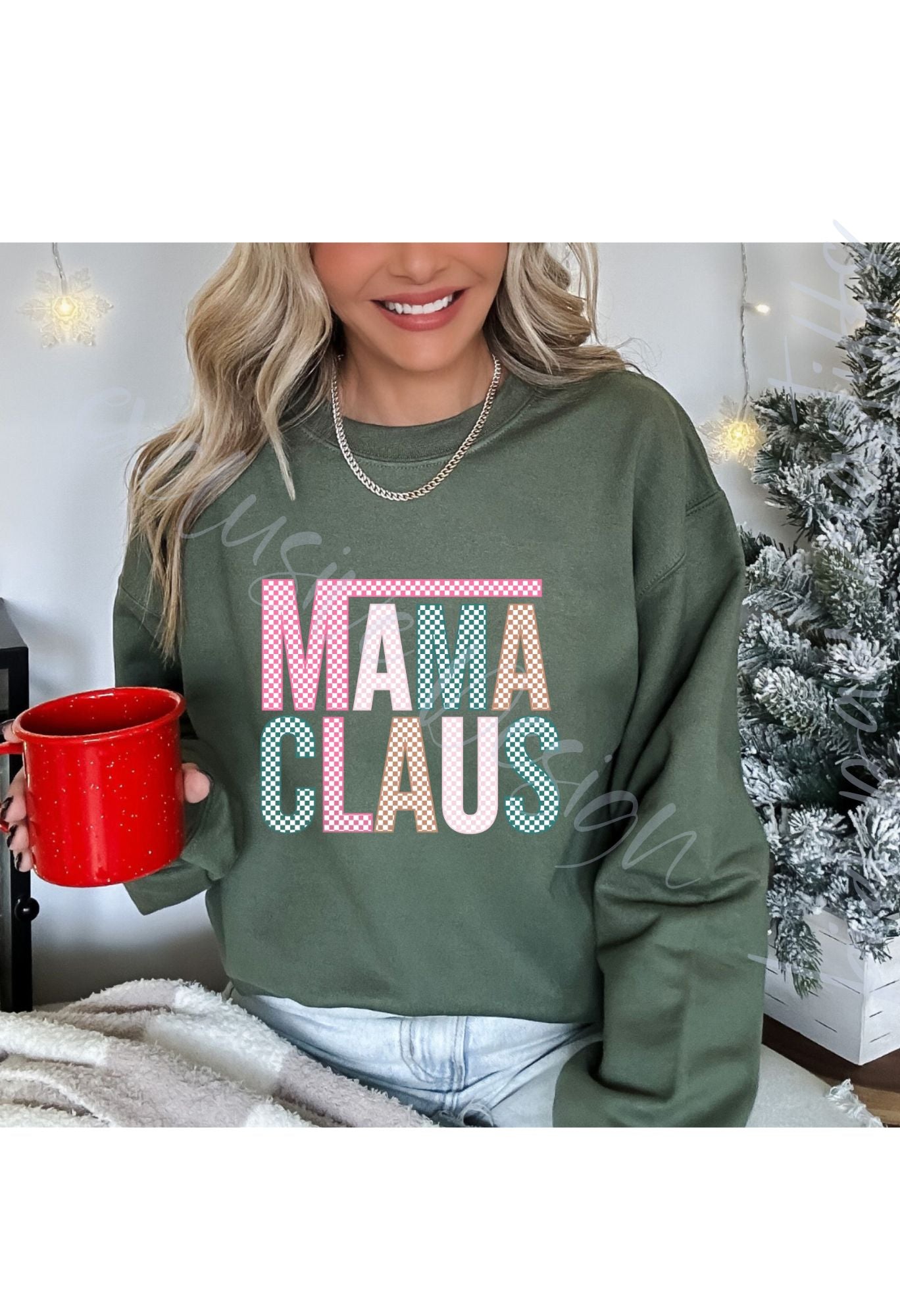 Mama Claus Checker T Shirt/Sweatshirt