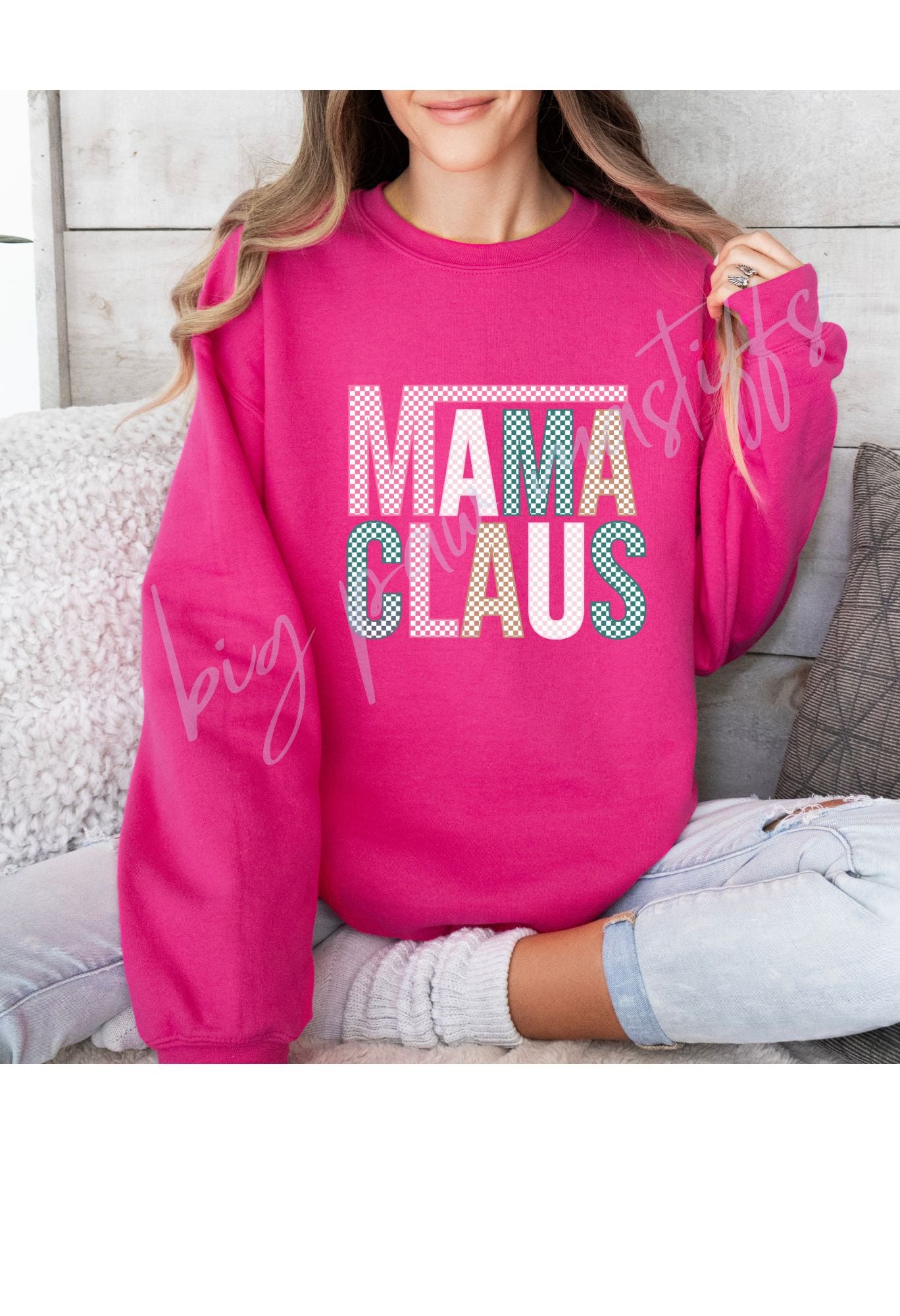 Mama Claus Checker T Shirt/Sweatshirt