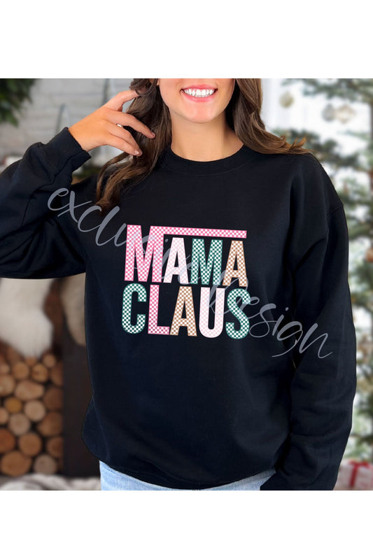 Mama Claus Checker T Shirt/Sweatshirt