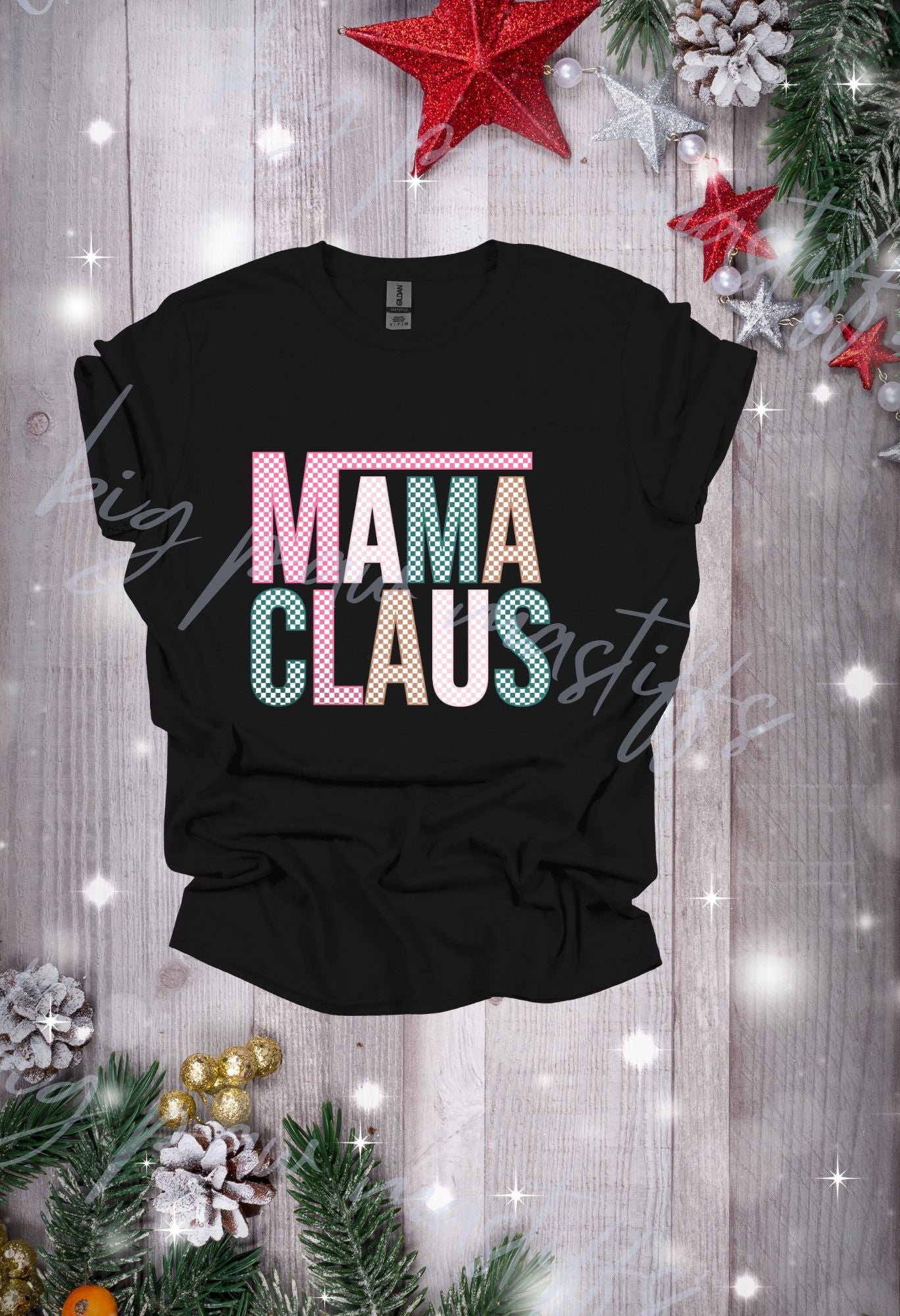 Mama Claus Checker T Shirt/Sweatshirt