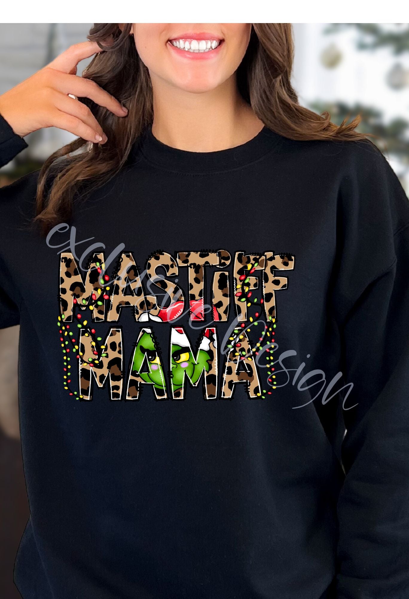 Mastiff/Dog Mama Grinch T Shirt/Sweatshirt