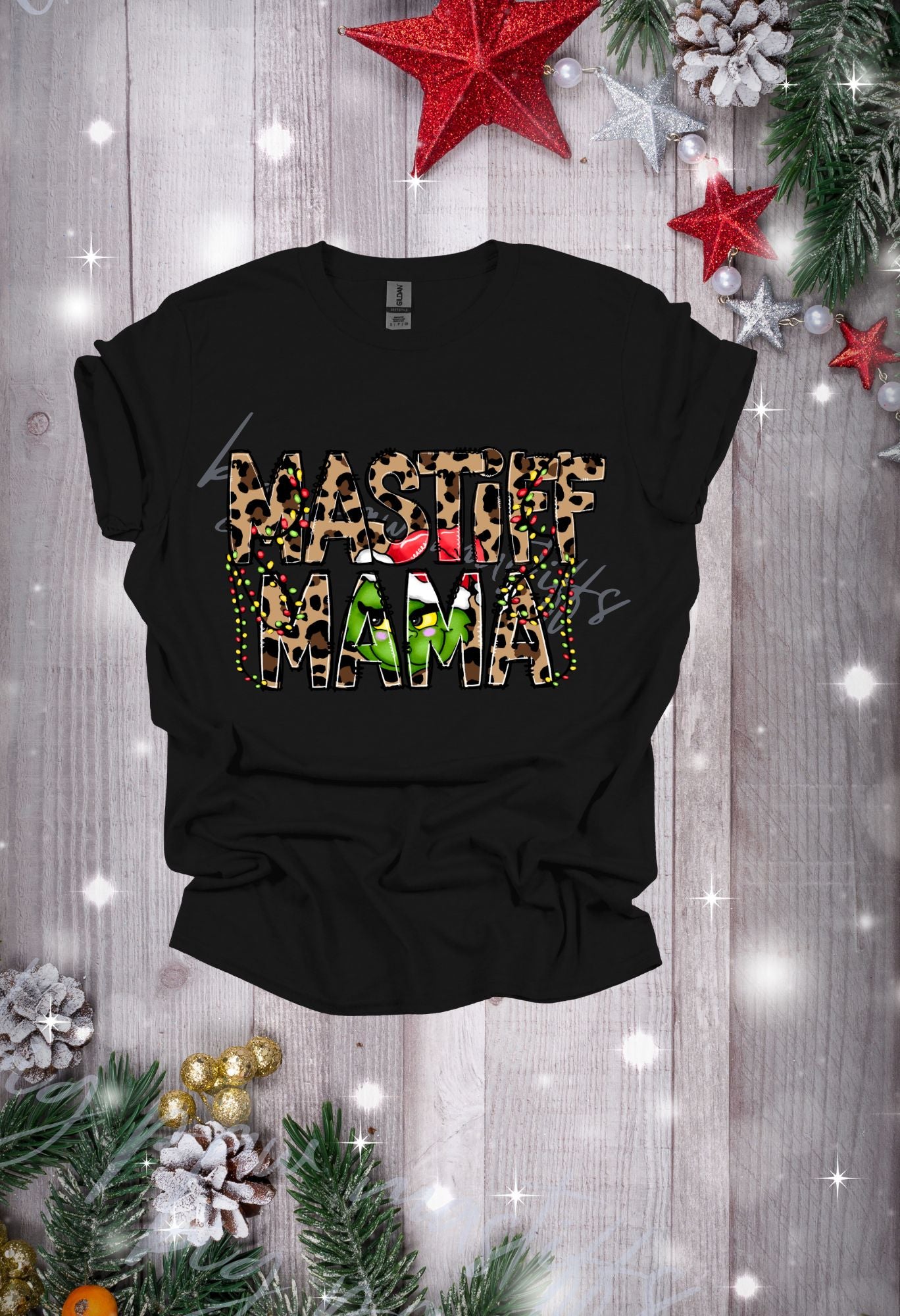 Mastiff/Dog Mama Grinch T Shirt/Sweatshirt