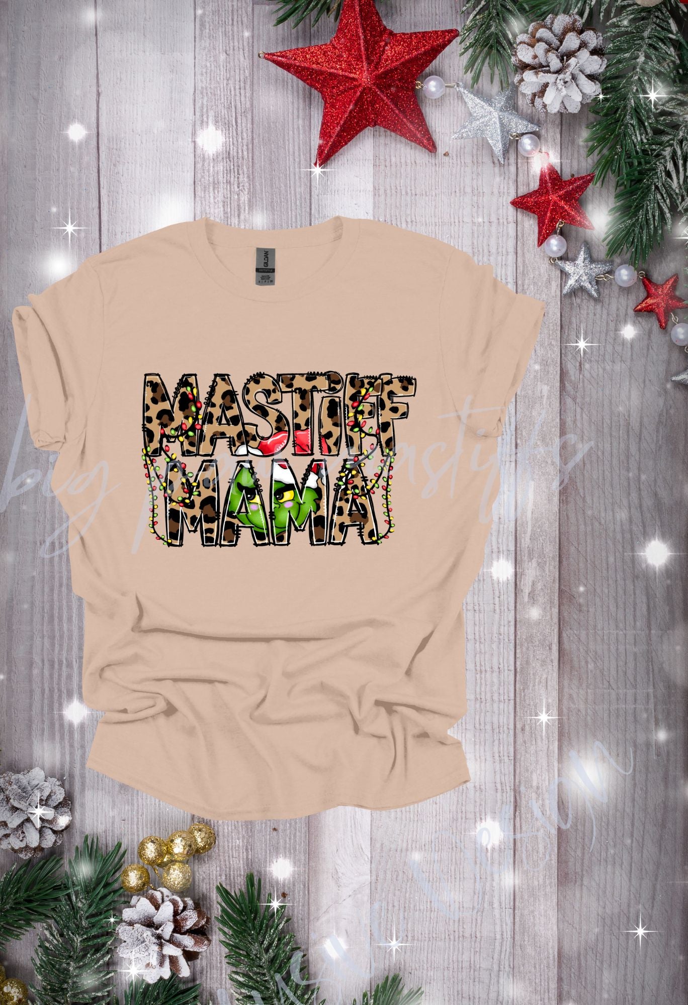 Mastiff/Dog Mama Grinch T Shirt/Sweatshirt