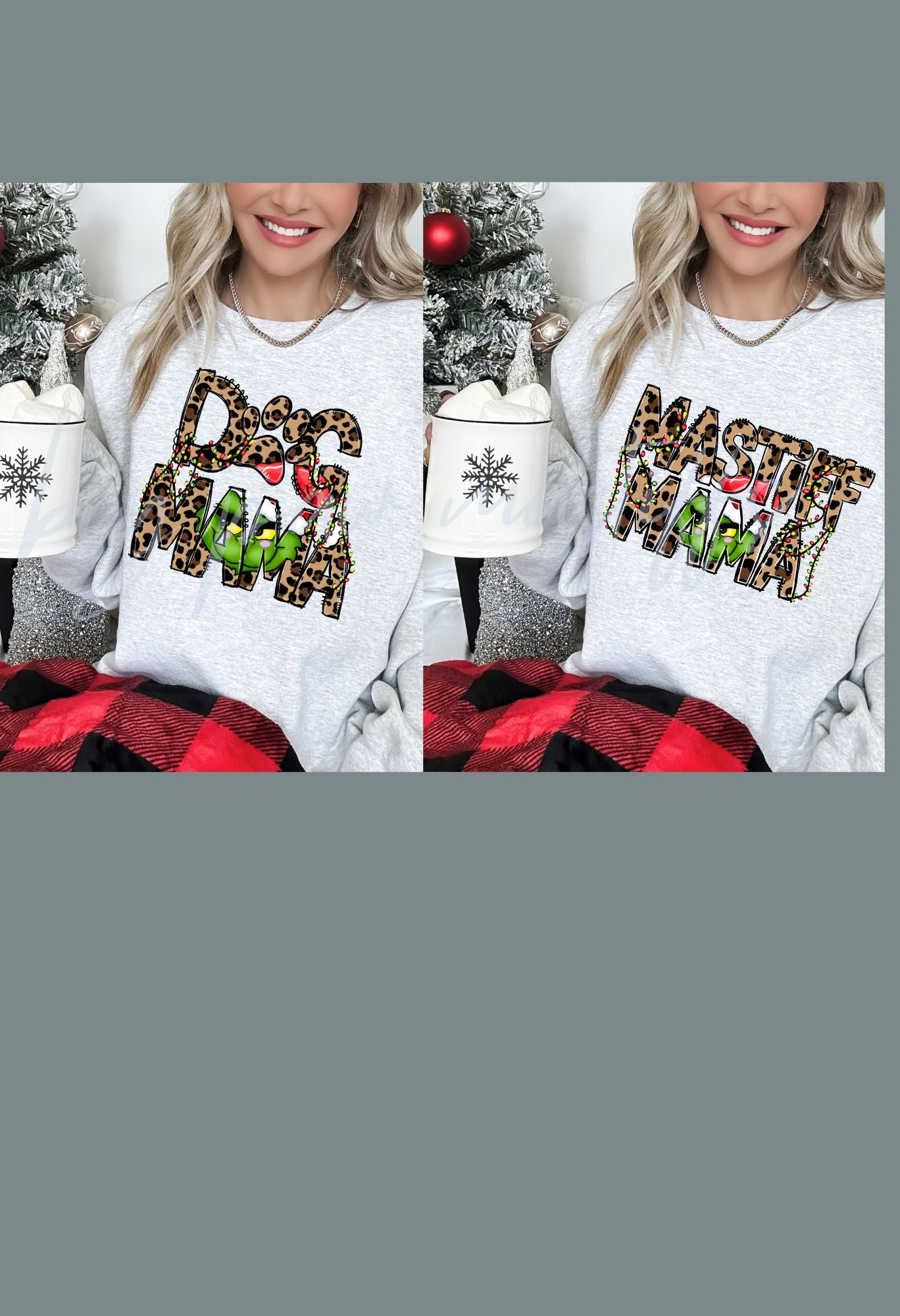 Mastiff/Dog Mama Grinch T Shirt/Sweatshirt