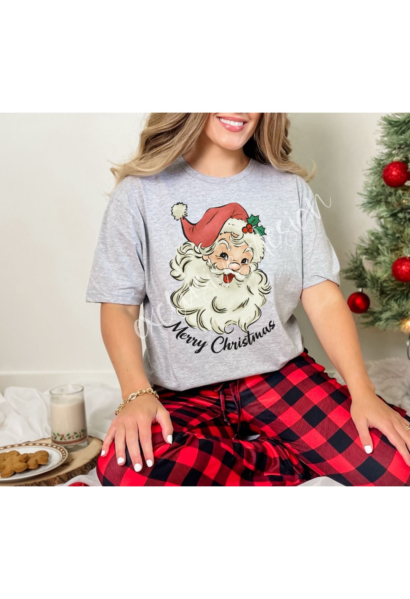 Vintage Santa Merry Christmas T Shirt/Sweatshirt