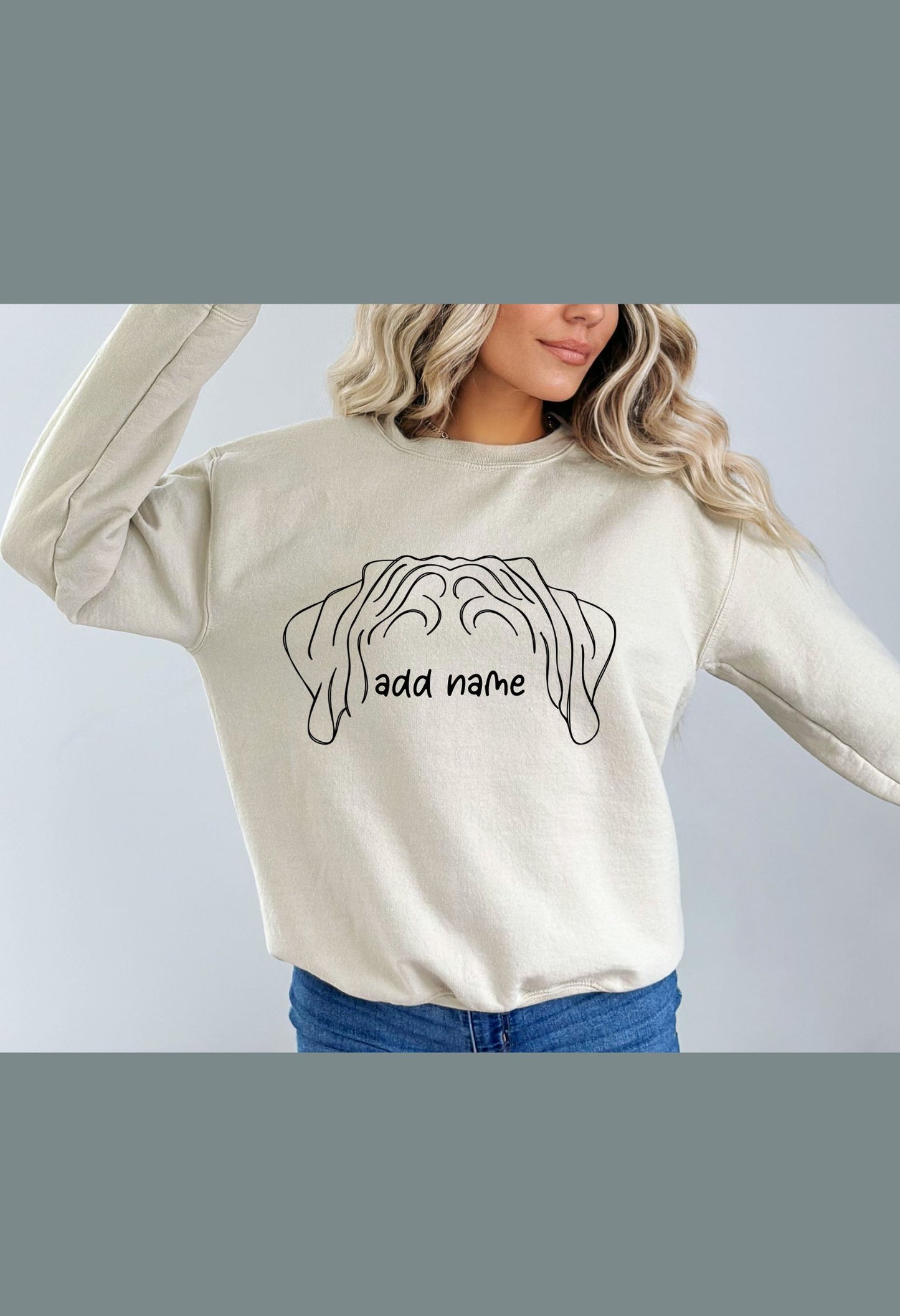 Mastiff Ears Custom Sweatshirt