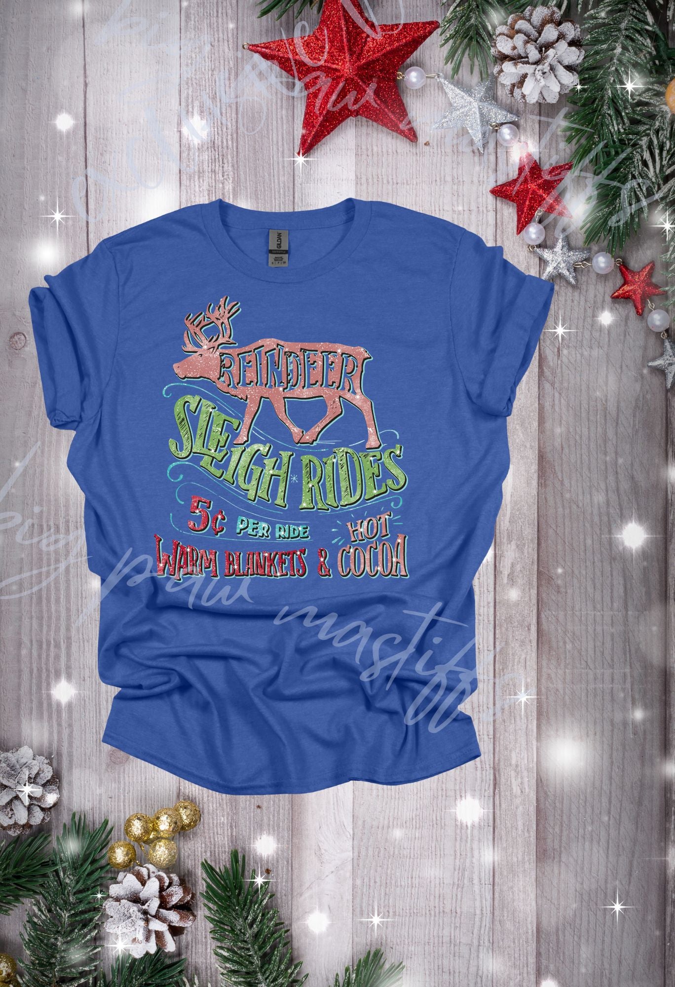 Reindeer Sleigh Rides T Shirt/Sweatshirt