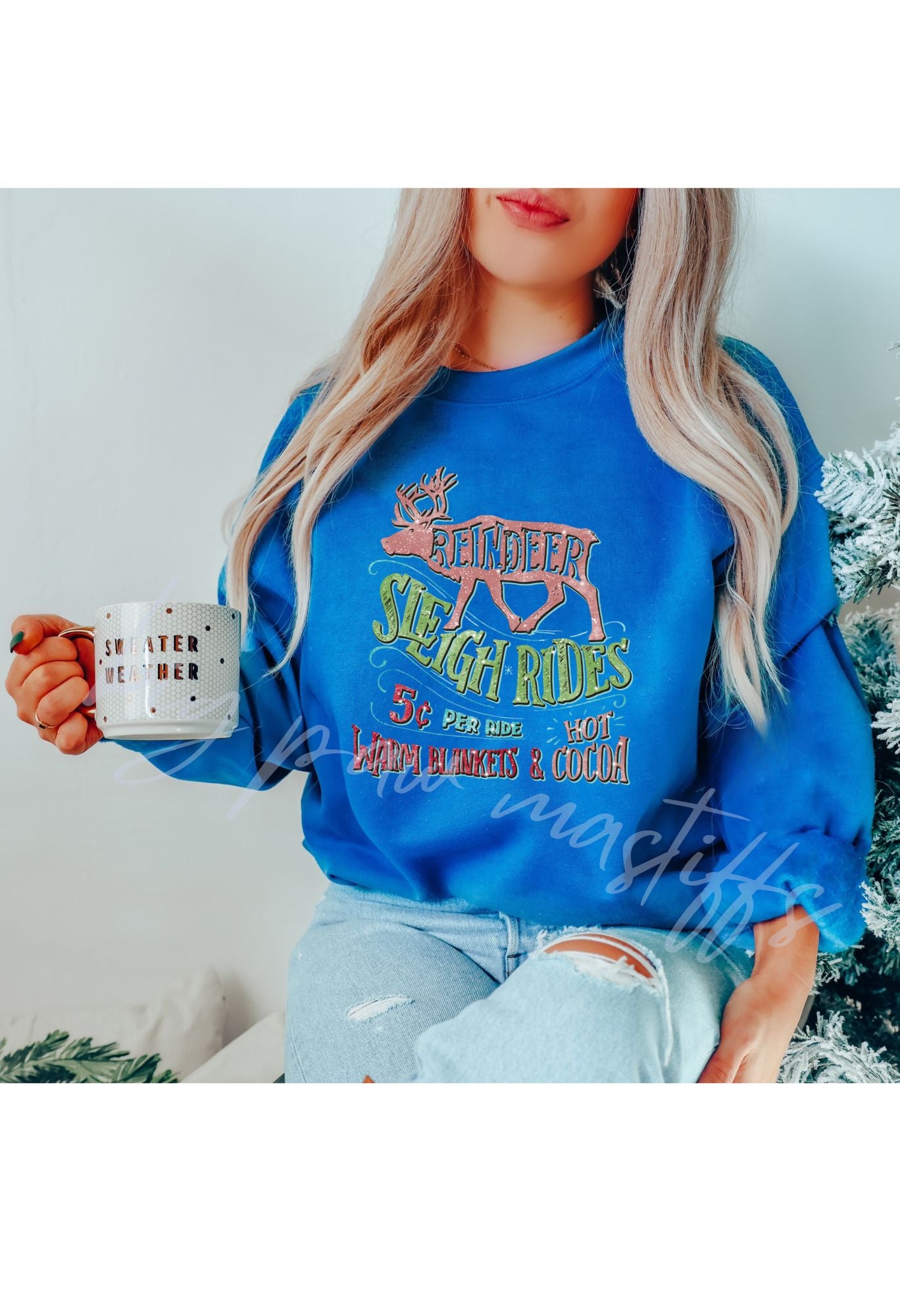 Reindeer Sleigh Rides T Shirt/Sweatshirt