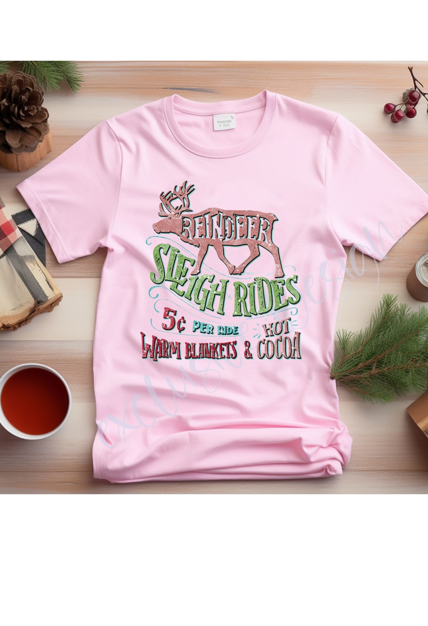 Reindeer Sleigh Rides T Shirt/Sweatshirt