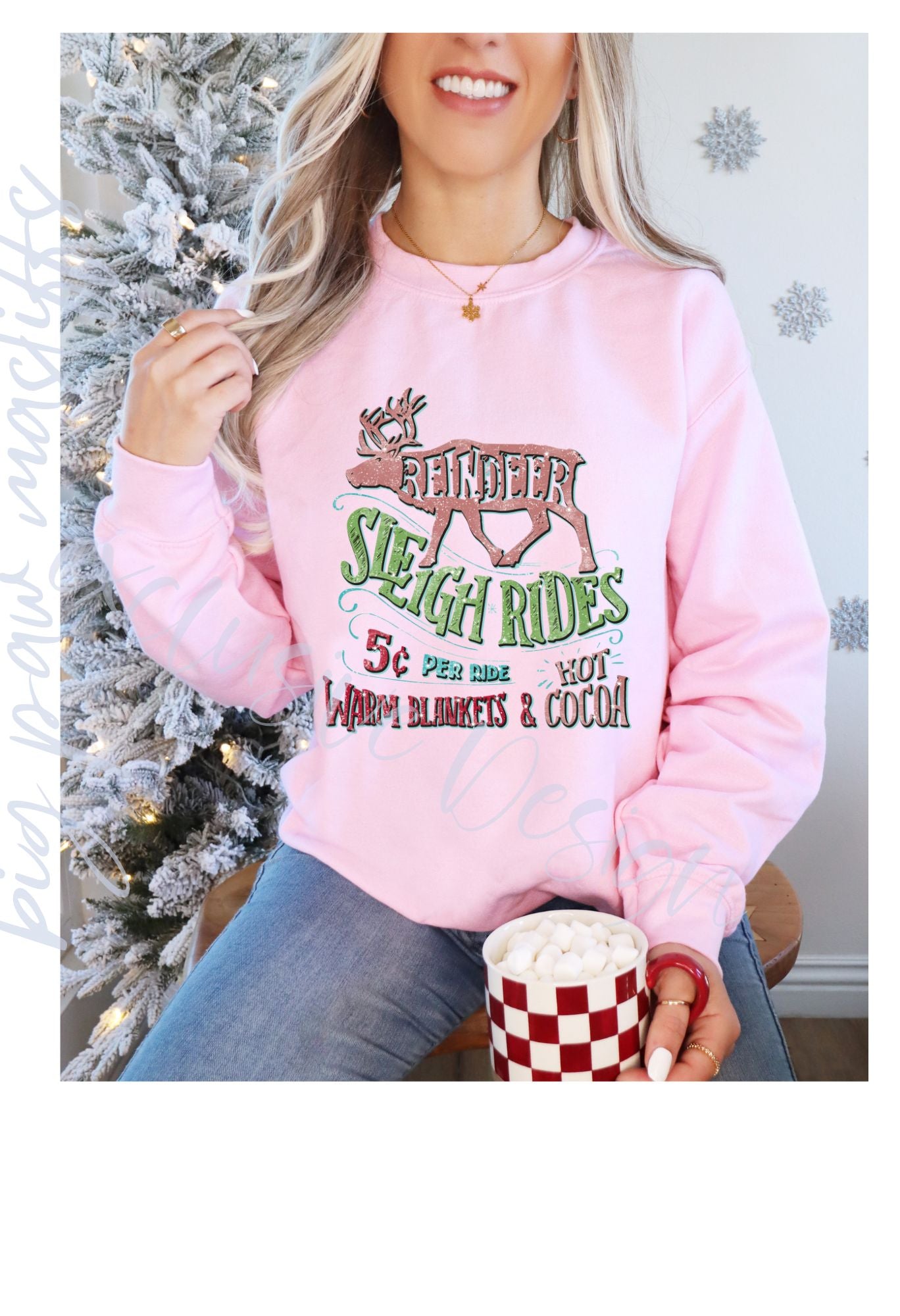 Reindeer Sleigh Rides T Shirt/Sweatshirt