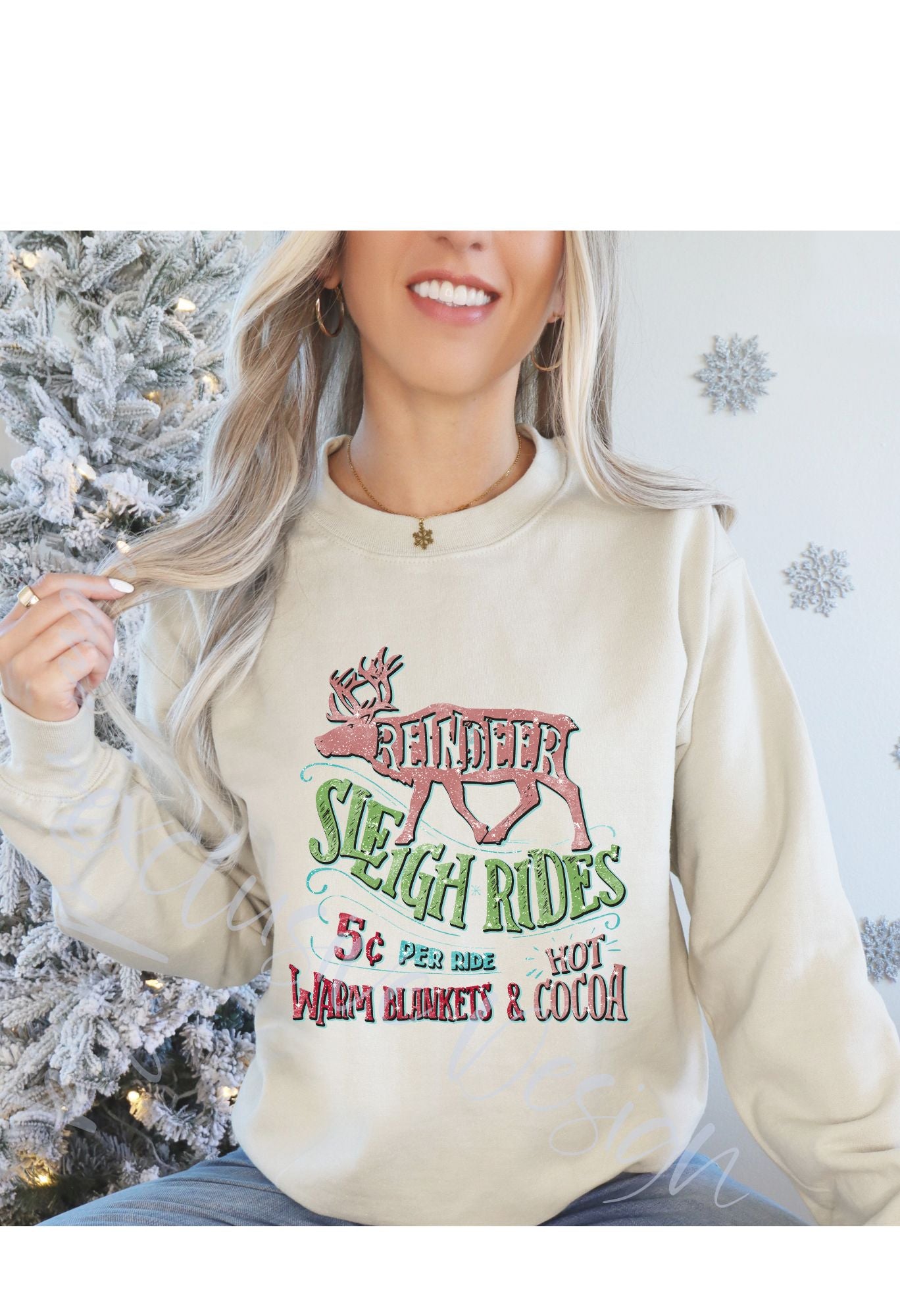 Reindeer Sleigh Rides T Shirt/Sweatshirt