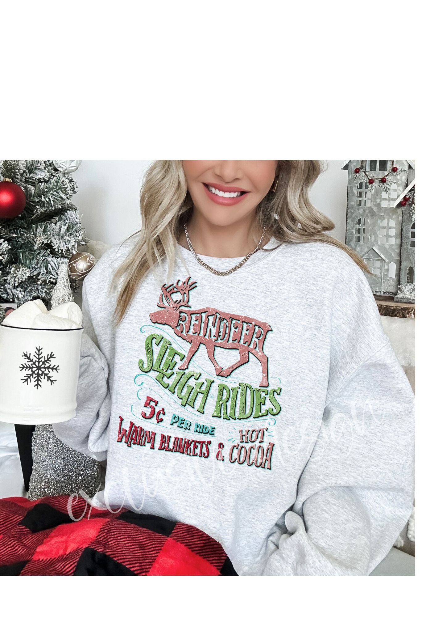 Reindeer Sleigh Rides T Shirt/Sweatshirt