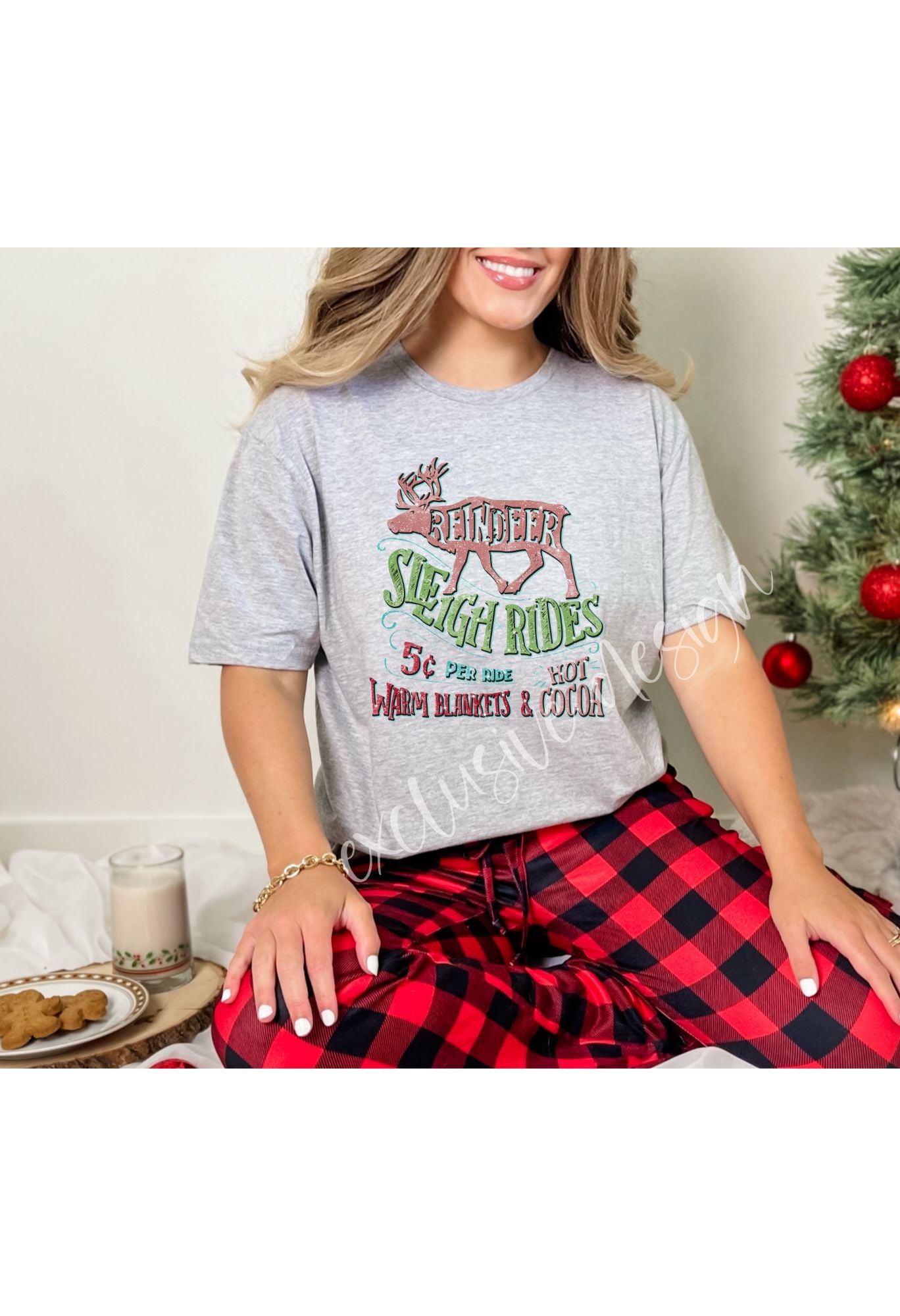 Reindeer Sleigh Rides T Shirt/Sweatshirt