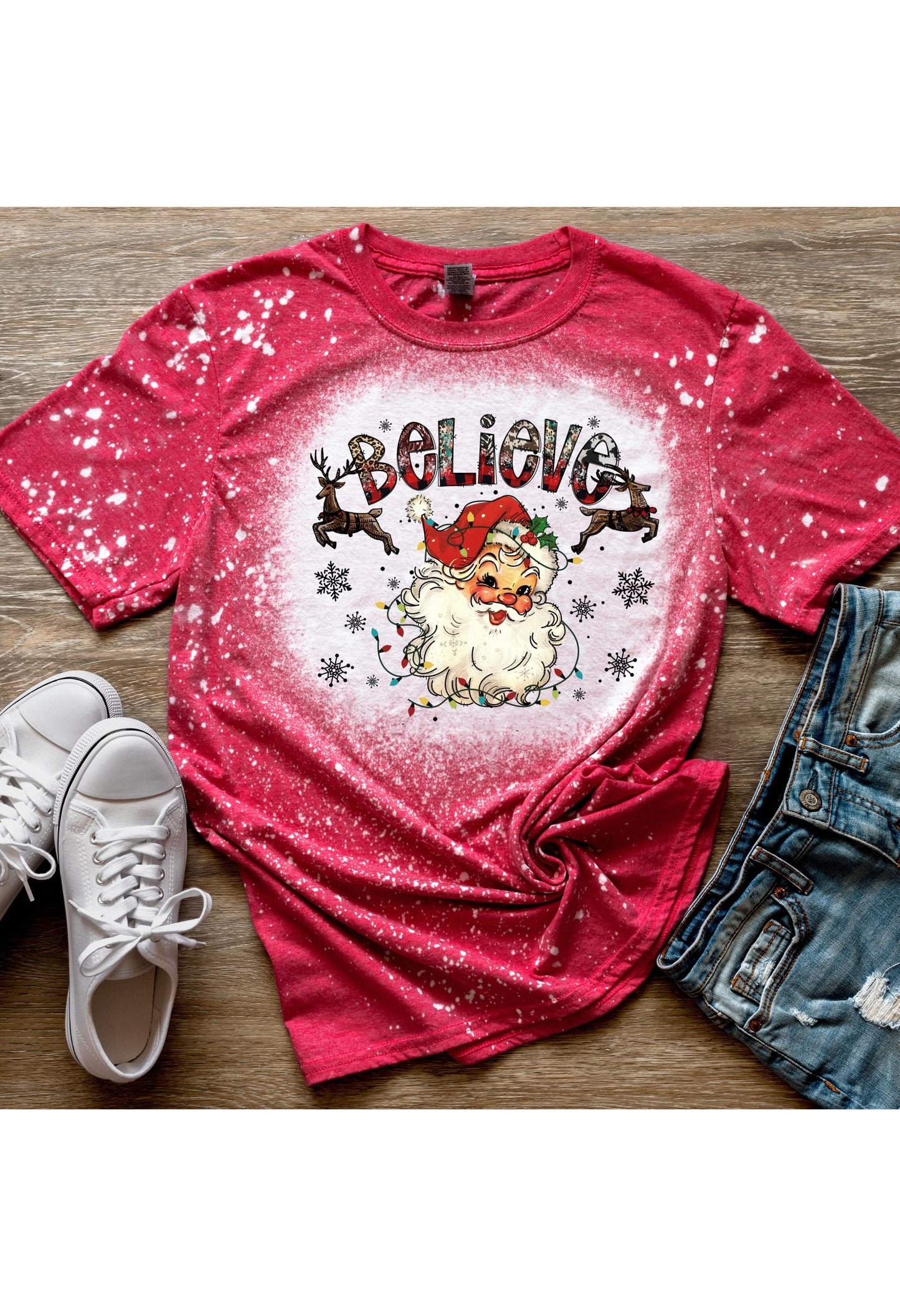 Vintage Santa Believe T Shirt/Sweatshirt