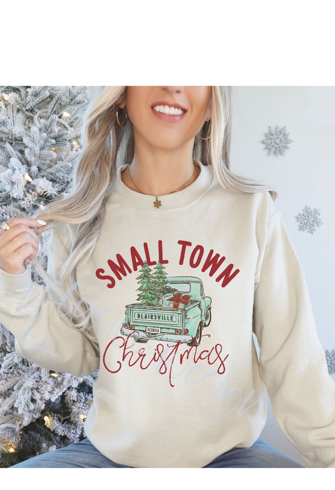 BLAIRSVILLE Small Town Christmas T Shirt/Sweatshirt