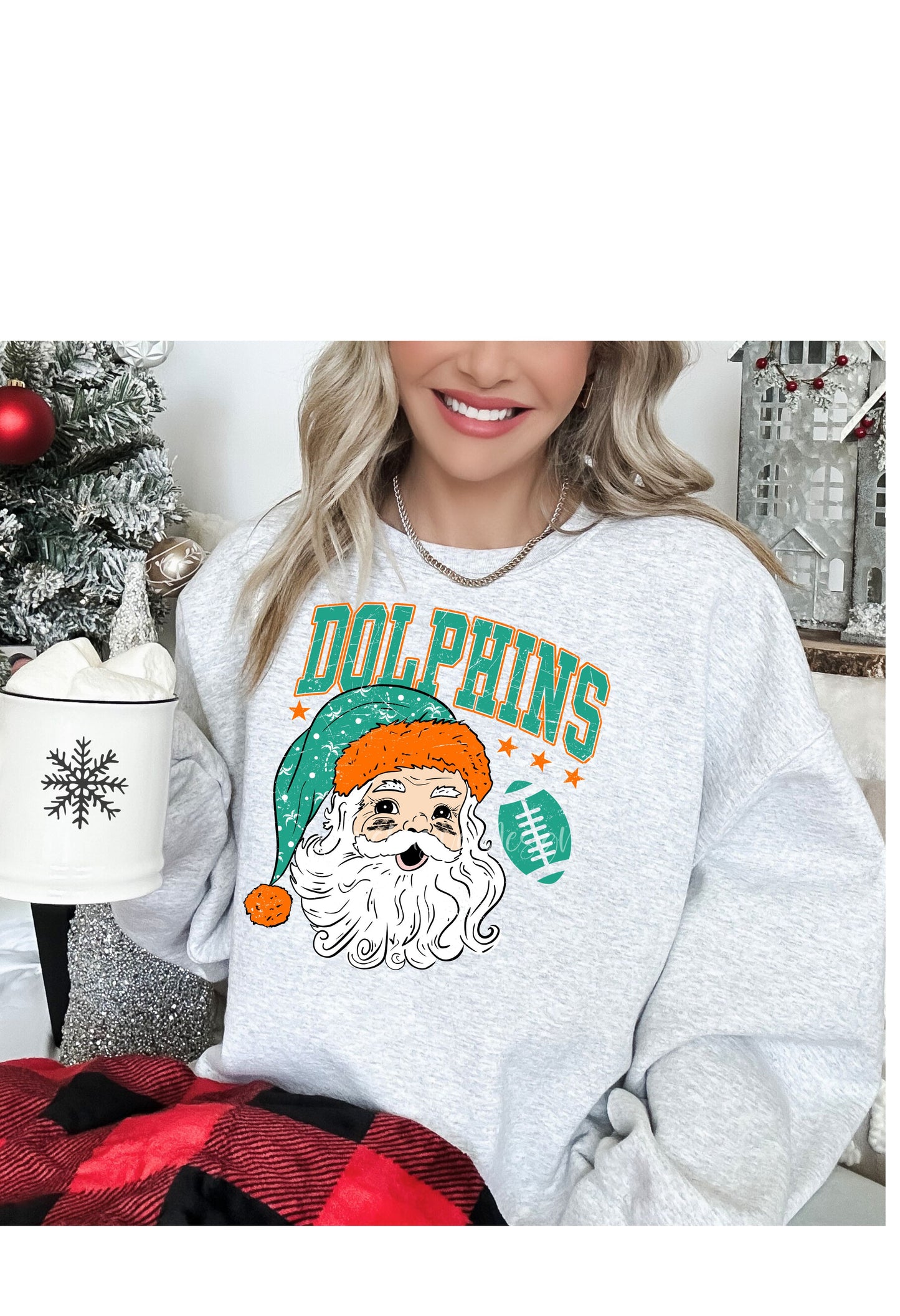 Dolphins Santa T Shirt/Sweatshirt/Hoodie