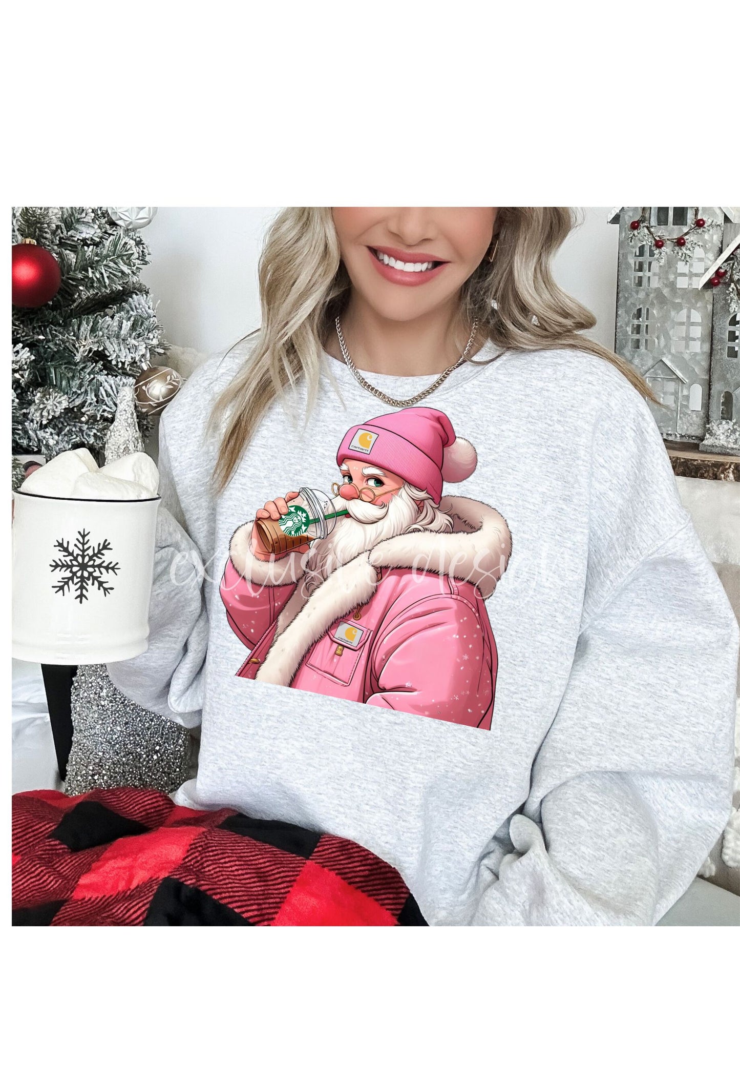 Car....Santa Sweatshirt