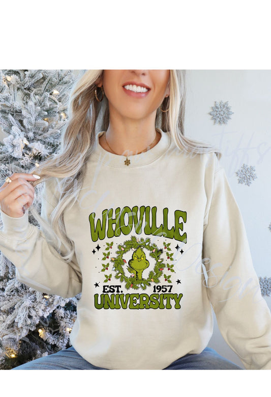 Whoville Uviversity T Shirt/Sweatshirt