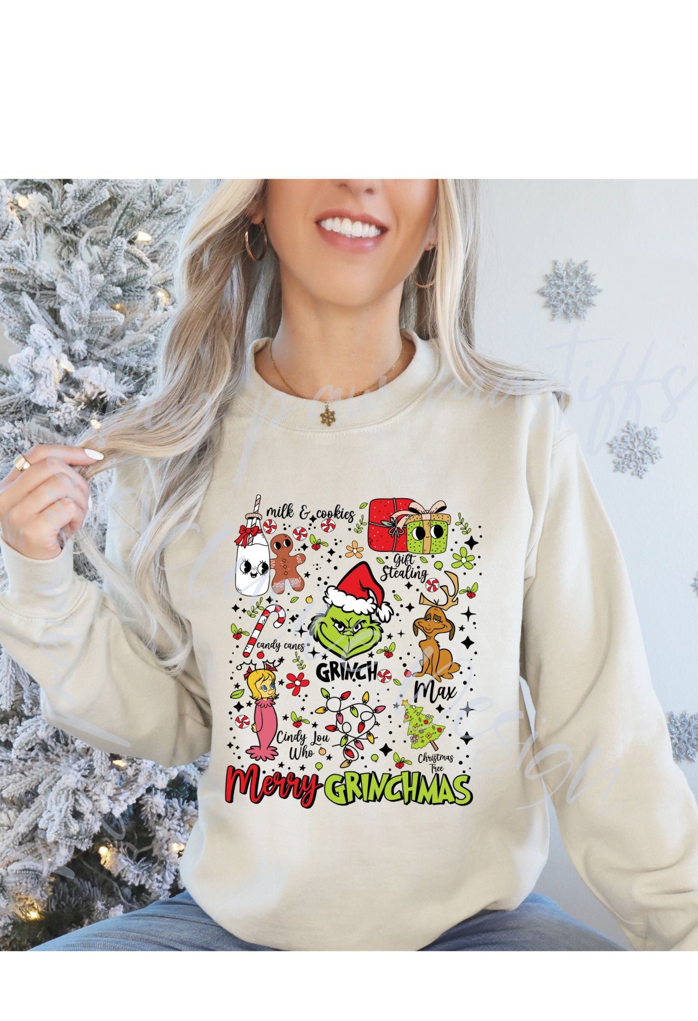 Merry Grinchmas Doodle T Shirt/Sweatshirt