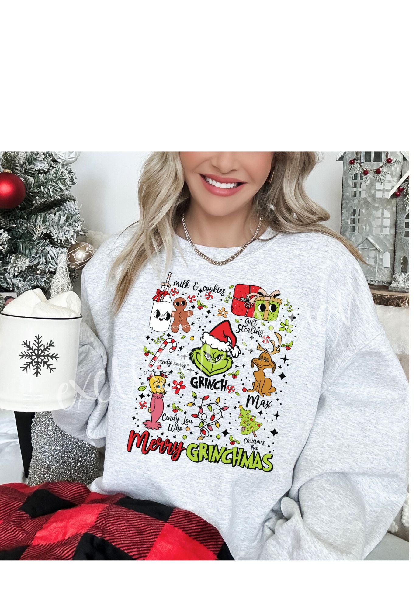 Merry Grinchmas Doodle T Shirt/Sweatshirt