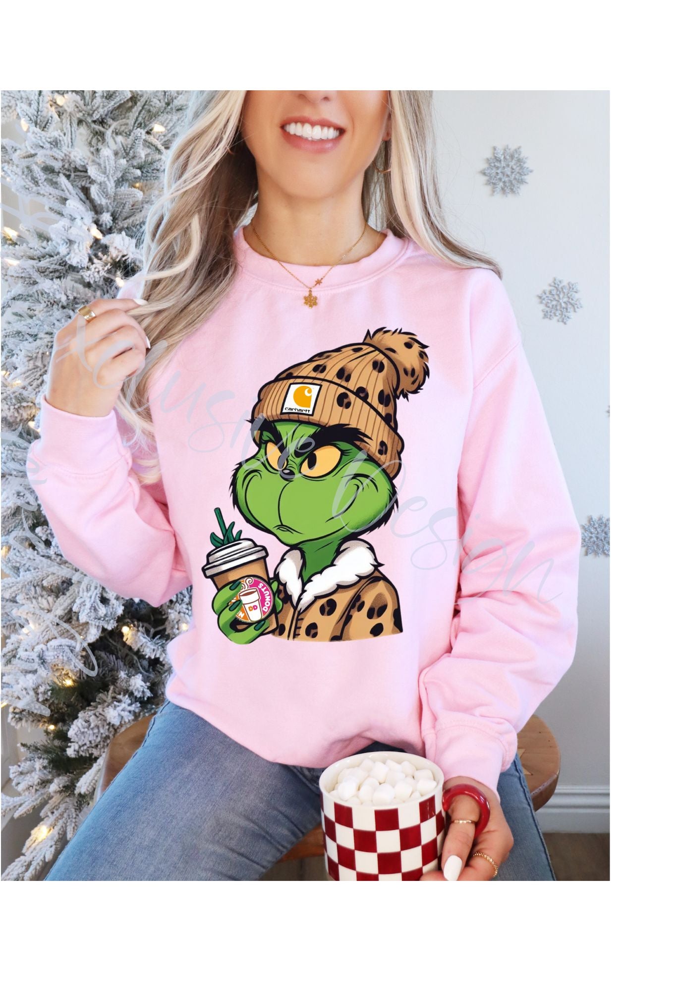 Car....Dunkin Grinch Sweatshirt