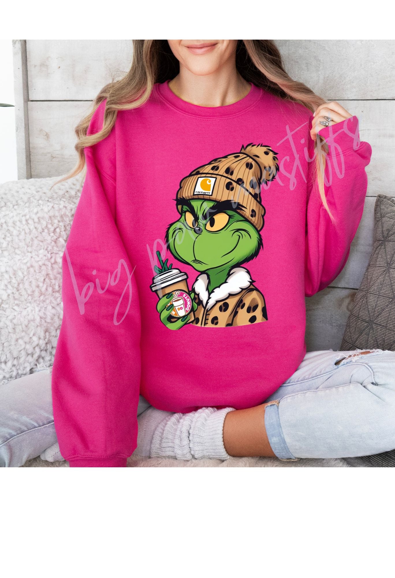 Car....Dunkin Grinch Sweatshirt