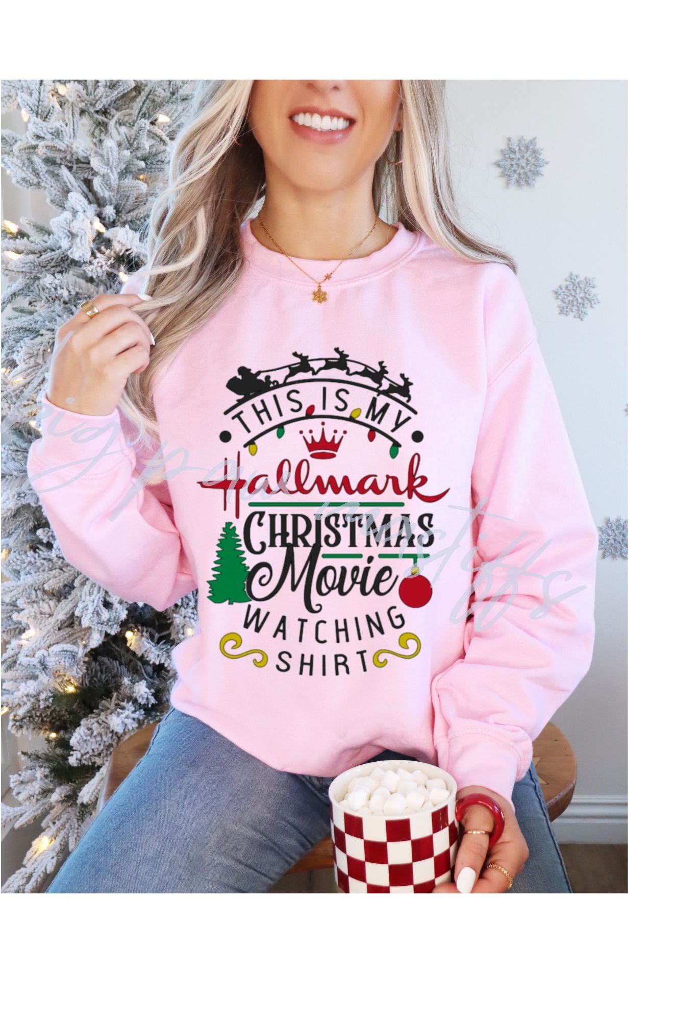 Hallmark Christmas Movie Junkie (options) T Shirt/Sweatshirt