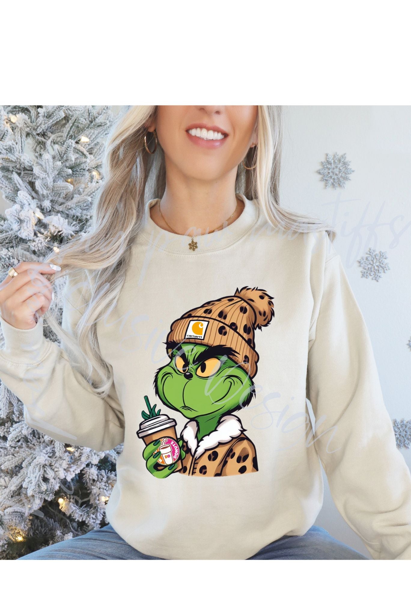 Car....Dunkin Grinch Sweatshirt